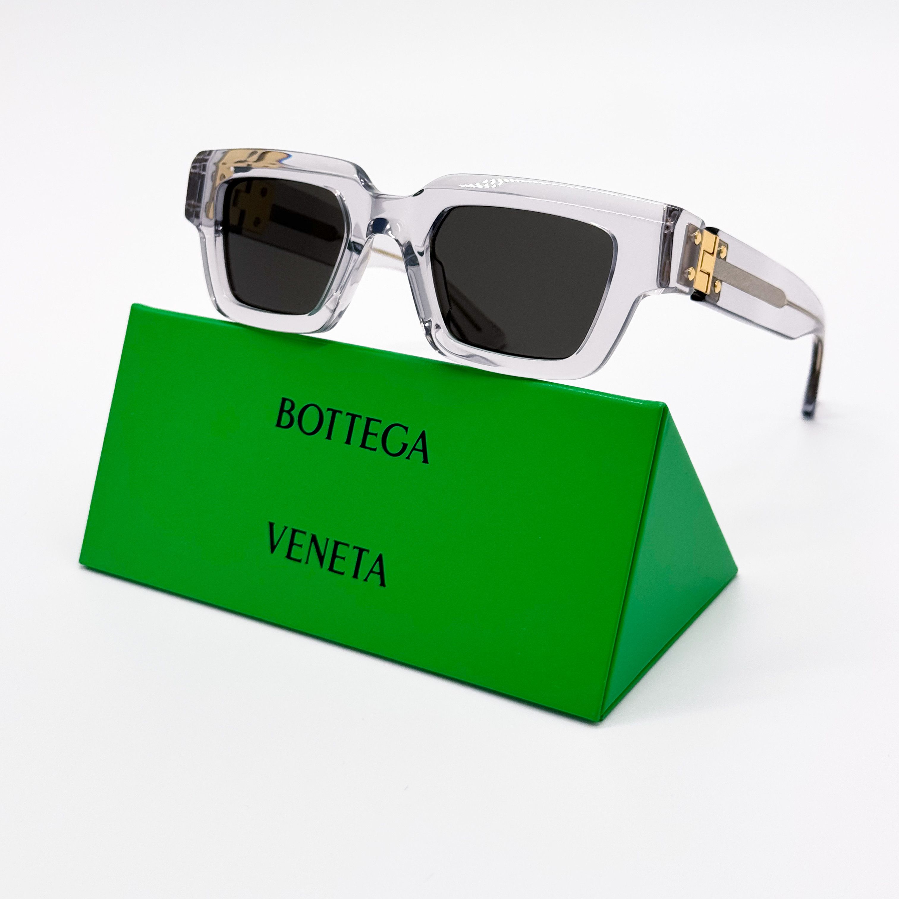 Bottega Veneta NEW BOTTEGA VENETA BV1230S 001 SUNGLASSES UNISEX CRYSTAL Size ONE SIZE - 3 Thumbnail