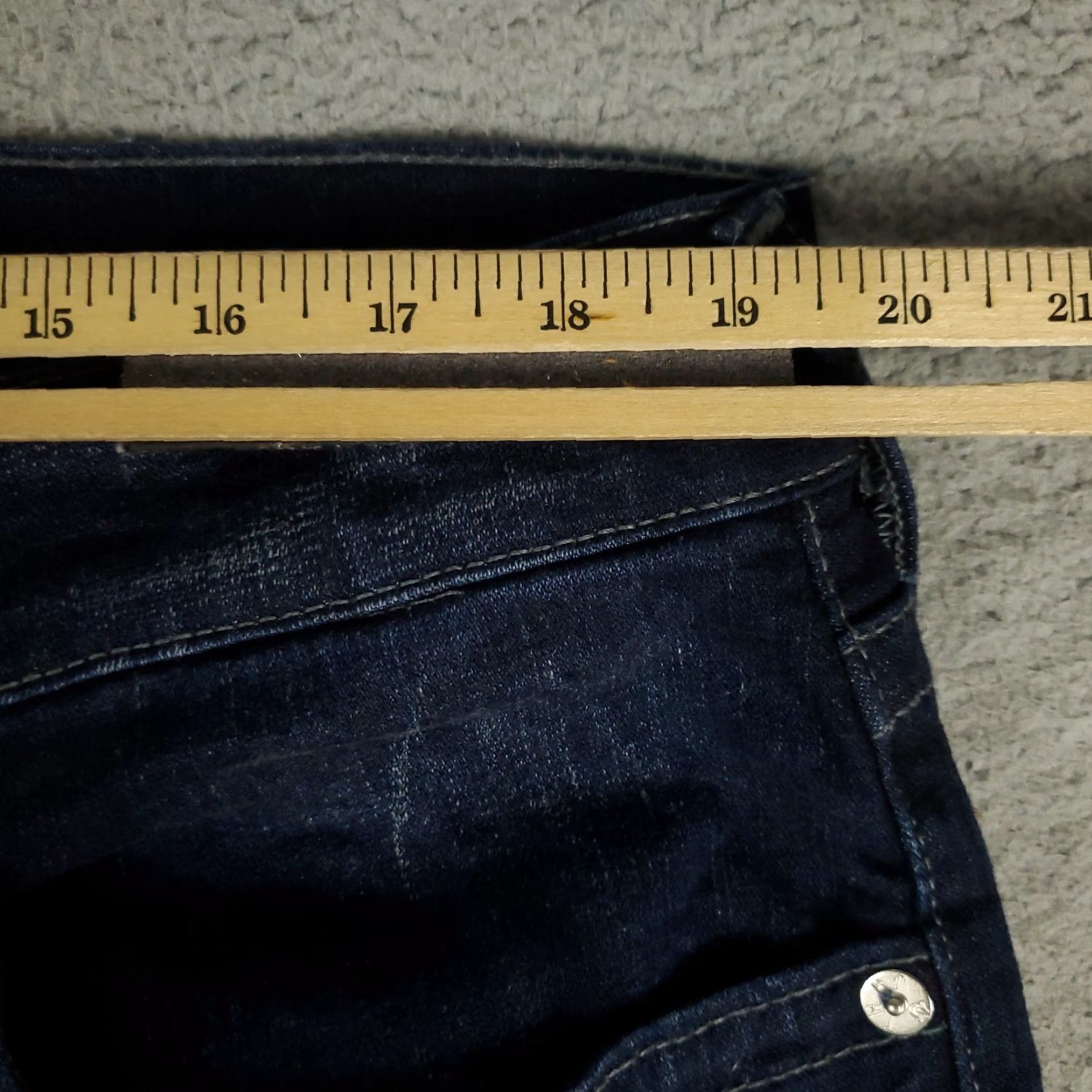True Religion True Religion Jeans Mens 38x32 Blue Rocco Relaxed Skinny Pants Size US 38 / EU 54 - 3 Thumbnail