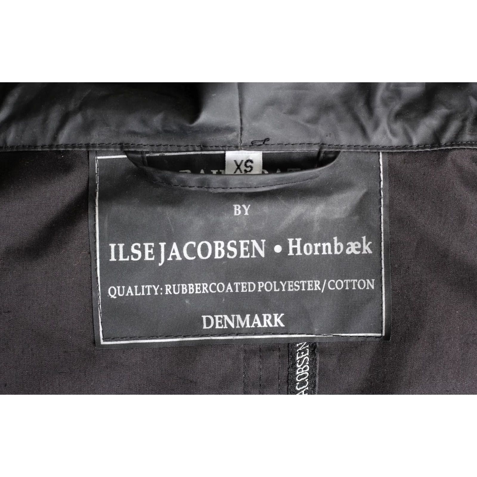 Ilse Jacobsen ILSE JACOBSEN HORNBAEK Raincoat Jacket Women XS Hooded Waterproof MJ5225 Jacket Size XS / US 0-2 / IT 36-38 - 6 Thumbnail
