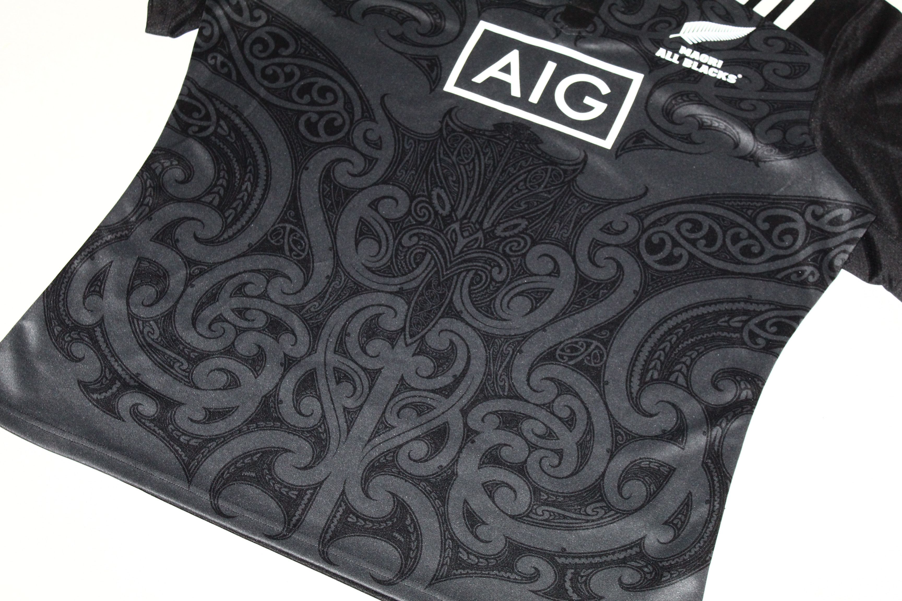 Adidas Adidas Maori All Blacks New Zealand 2017 home rugby jersey Size US XXL / EU 58 / 5 - 4 Thumbnail