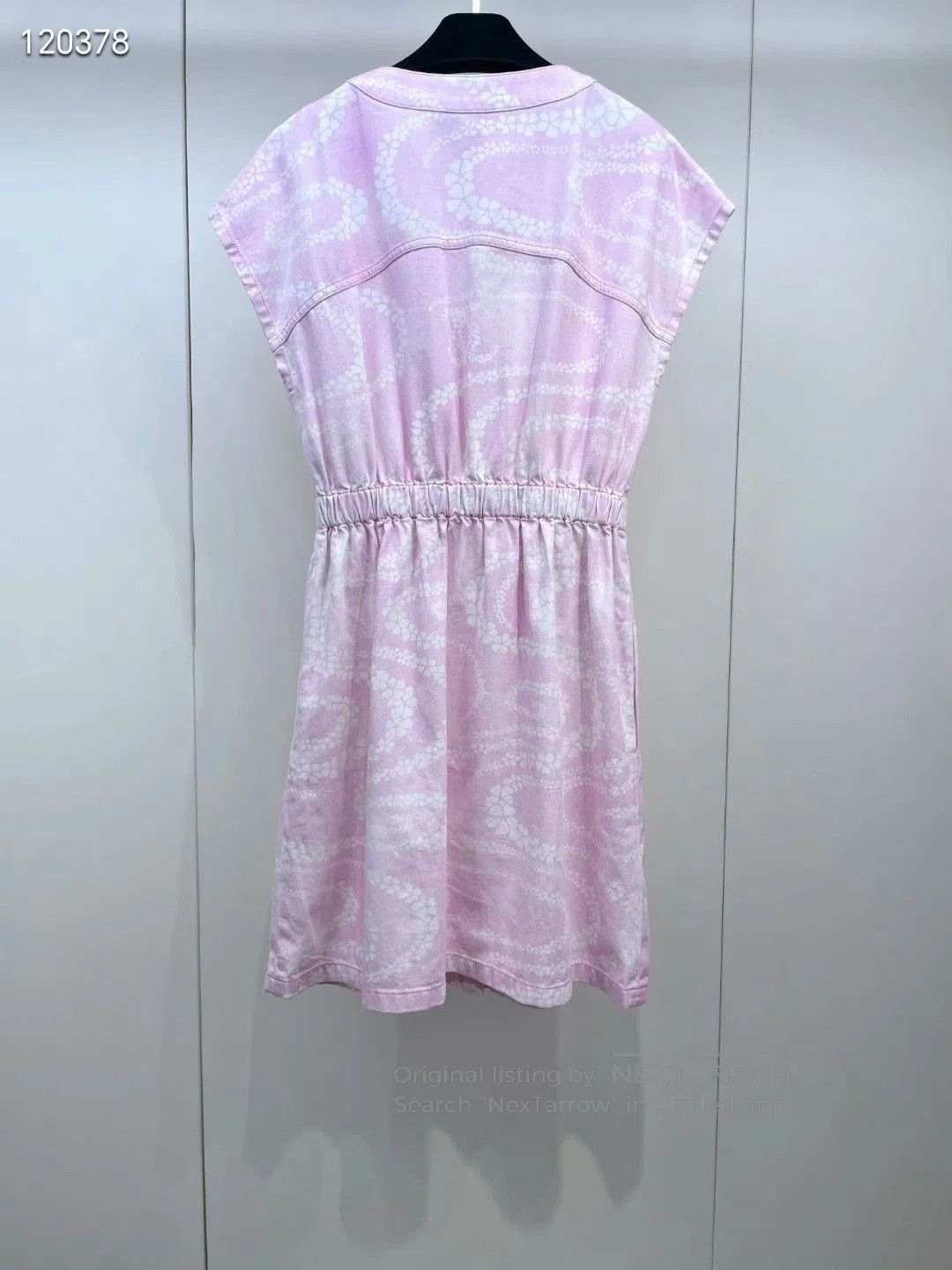 Chanel Chanel 25M Cocobeach Logo Print Dress. Size XS / US 0-2 / IT 36-38 - 2 Thumbnail