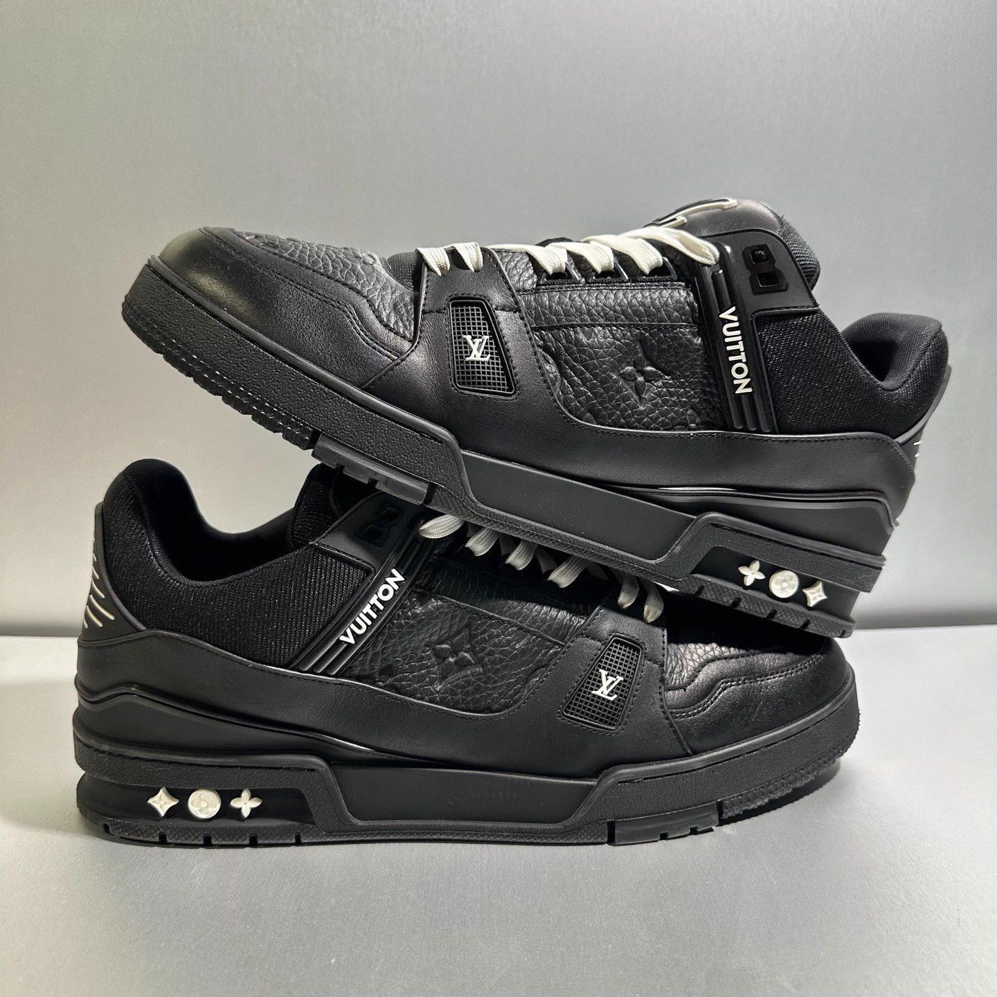 Louis Vuitton LV Trainer Black Samurai Size 10/44 Excellent Condition Size US 10 / EU 43 - 3 Thumbnail