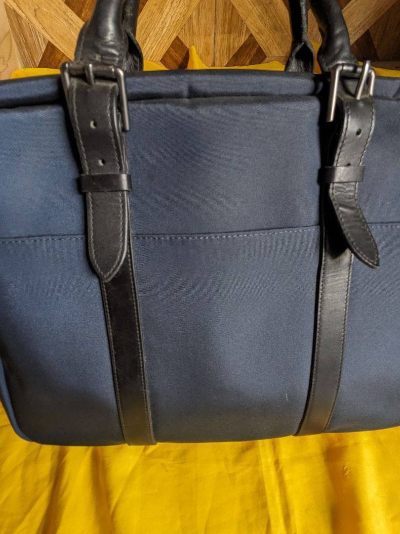 Other Stuart & Lau Dark Blue Laptop Bag Nylon Briefcase Portfolio Size ONE SIZE - 5 Thumbnail