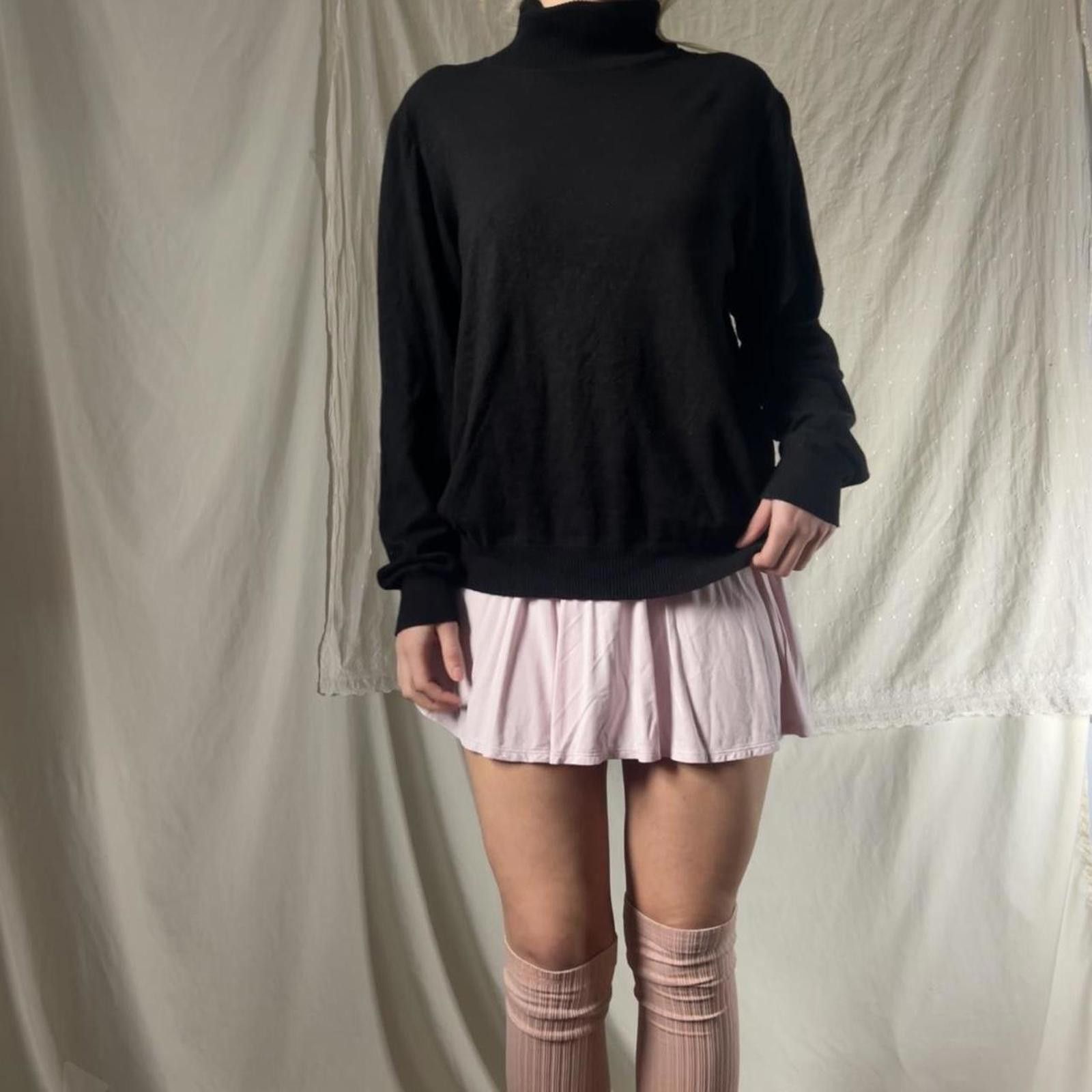 Calvin Klein Soft black turtleneck sweater Size XL / US 12-14 / IT 48-50 - 3 Thumbnail