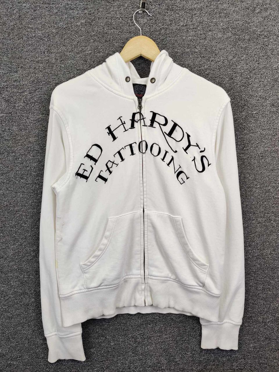 Ed Hardy Vintage Ed Hardy Christian Audigier Eagle Flag Hoodie Size US S / EU 44-46 / 1 - 5 Thumbnail
