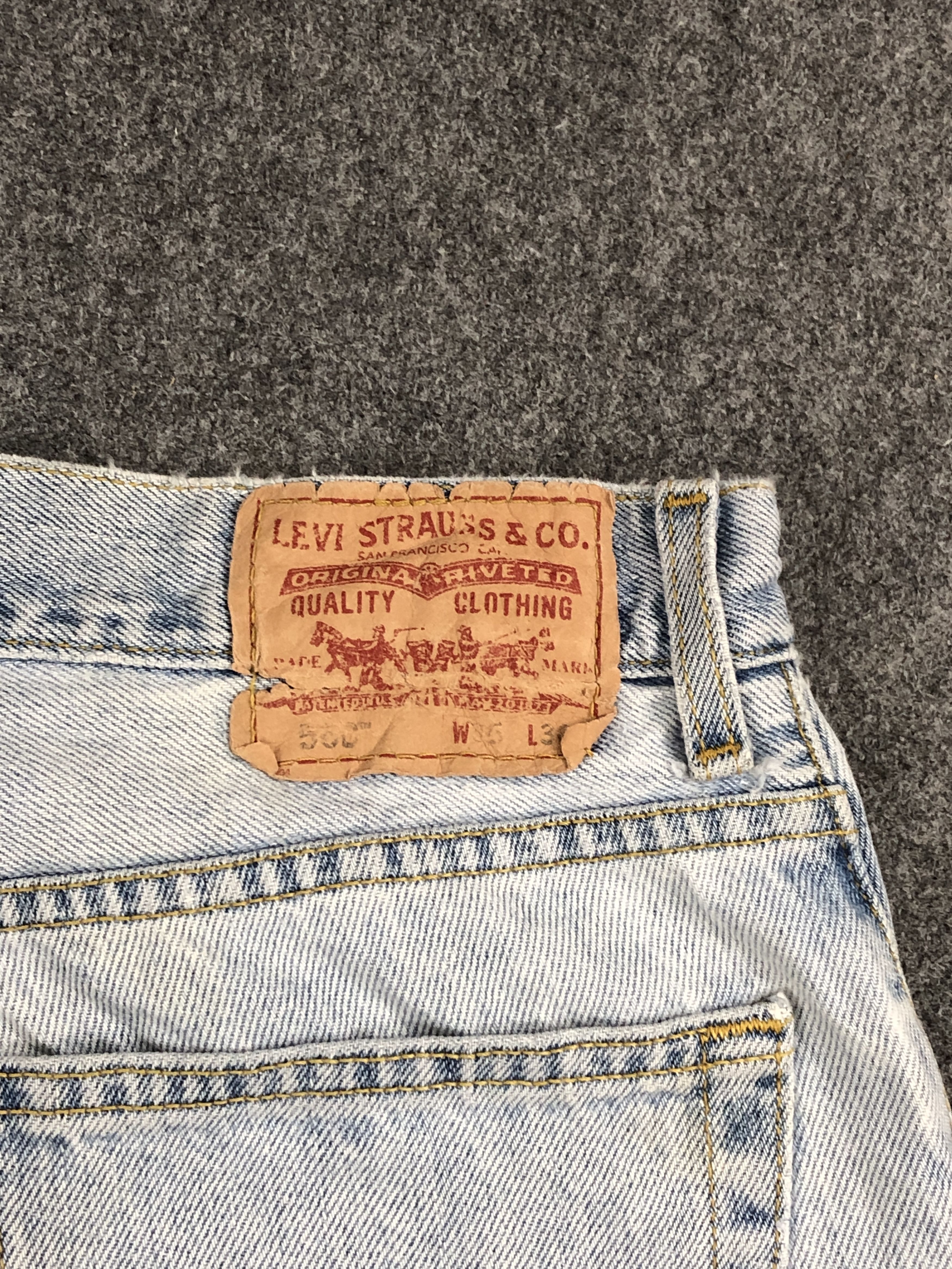 Levi's × Vintage Vintage Levis 560 Comfort Fit Light Washed Jeans DP2265 Size US 34 / EU 50 - 5 Thumbnail
