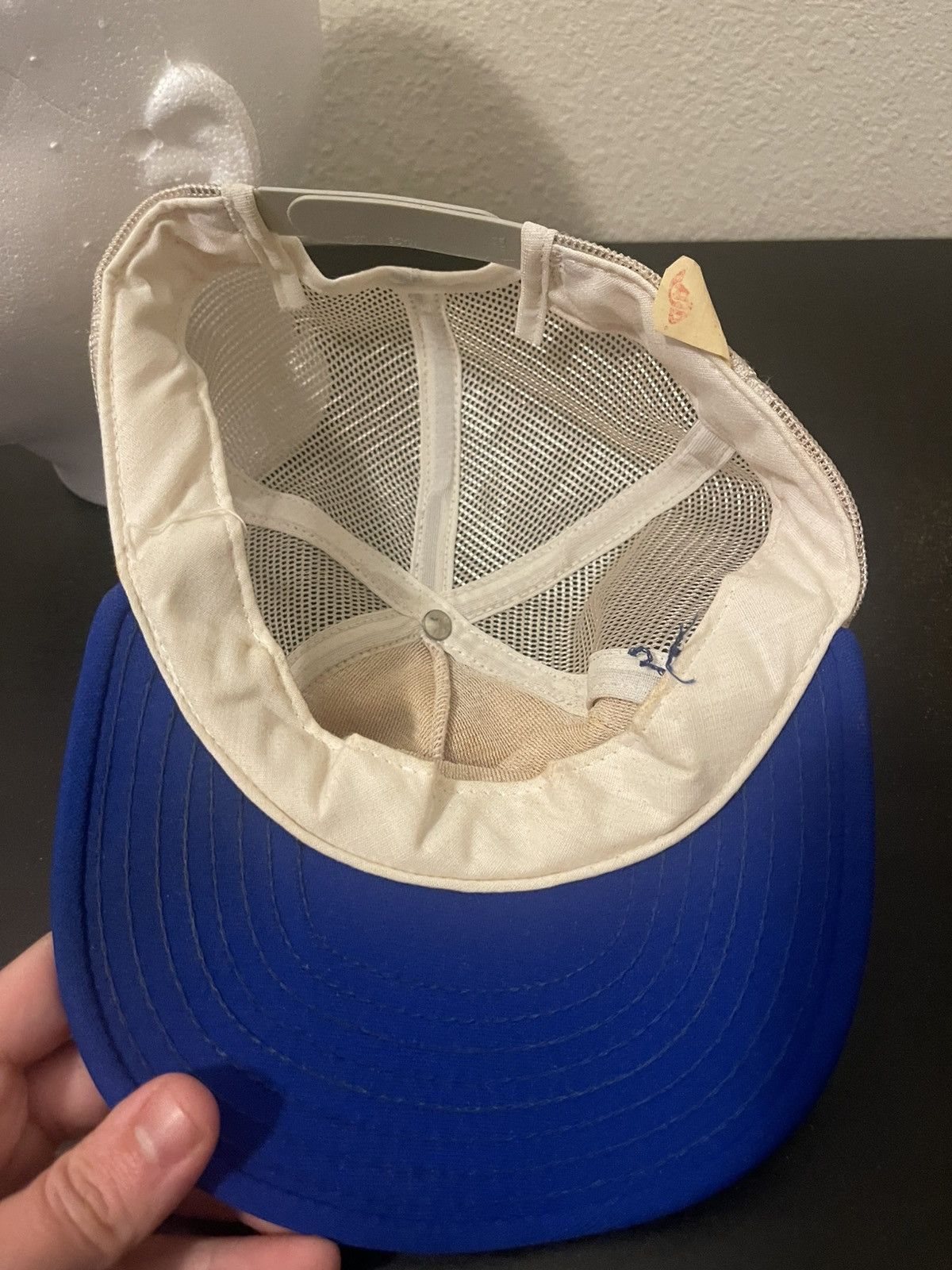 NFL Vintage 1980s Seattle Seahawks Trucker Mesh Hat Size ONE SIZE - 5 Thumbnail