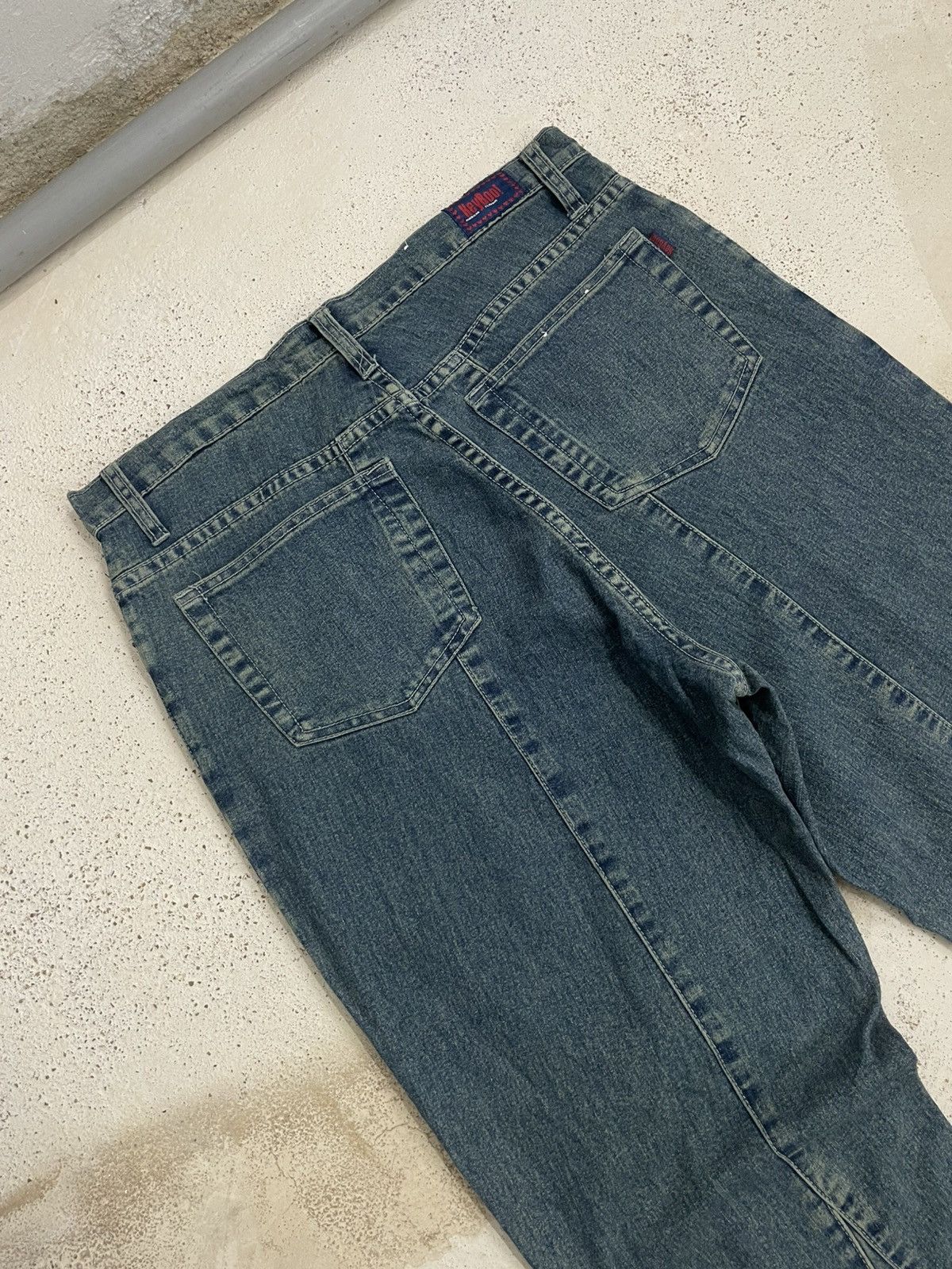 Japanese Brand Heyboo Tornado Mart Style Laces Flare Bow Denim Size US 32 / EU 48 - 11 Thumbnail