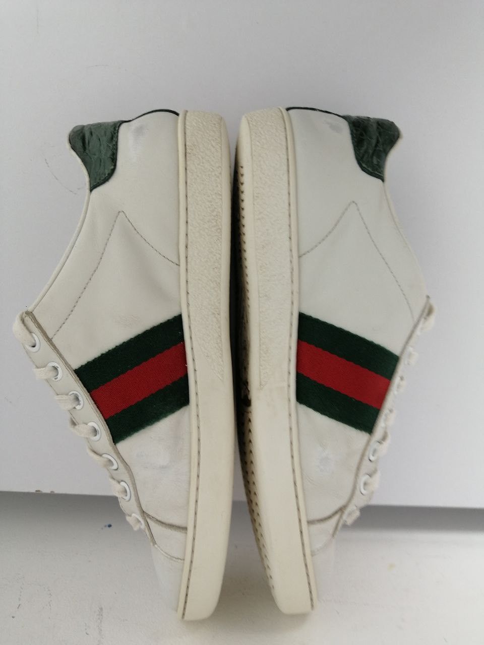 Gucci Gucci White Ace Sneakers Size US 6.5 / IT 36.5 - 20 Thumbnail