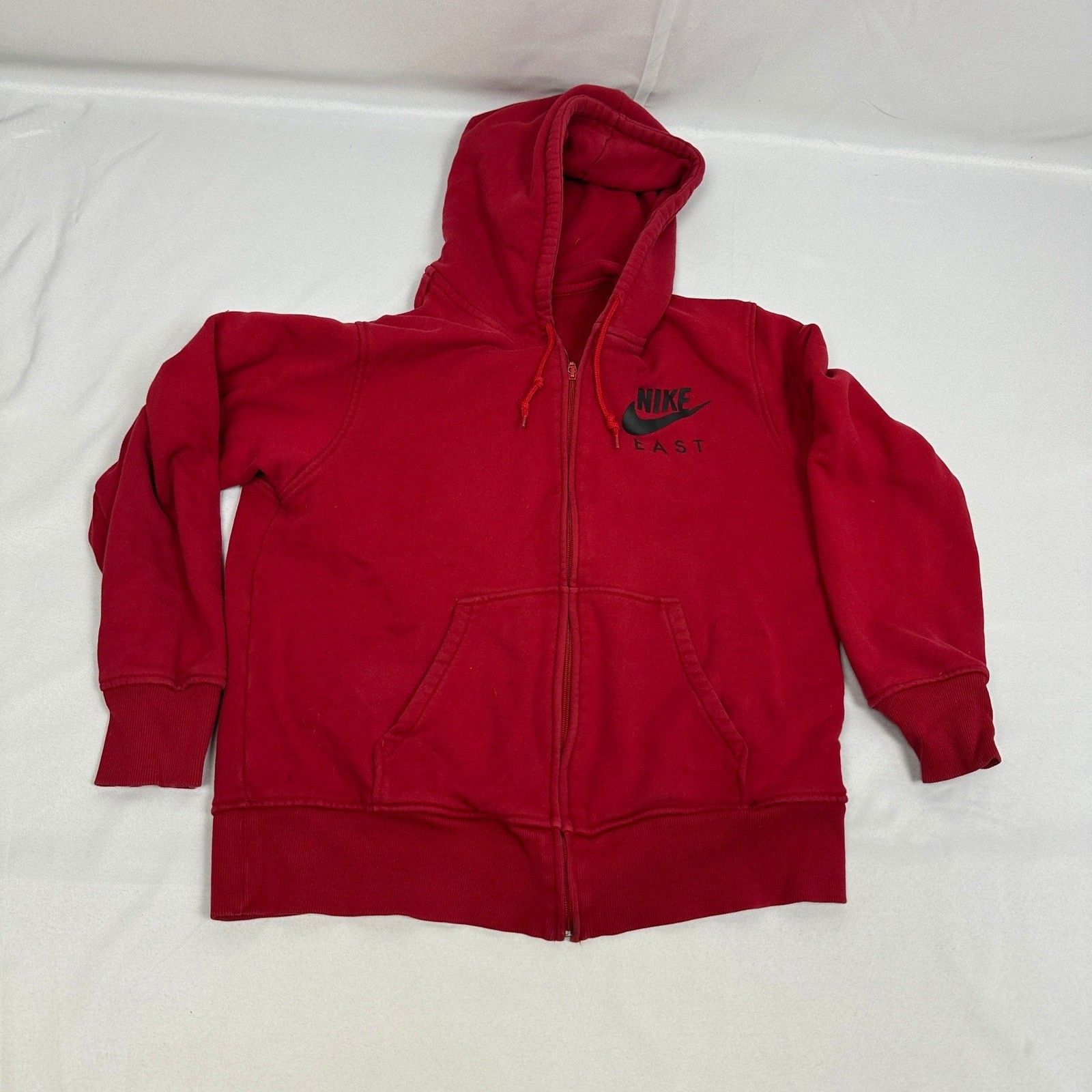 Nike Nike Sportswear Hoodie Mens Large Red Zip Up "N S E W" Size US L / EU 52-54 / 3 - 2 Thumbnail