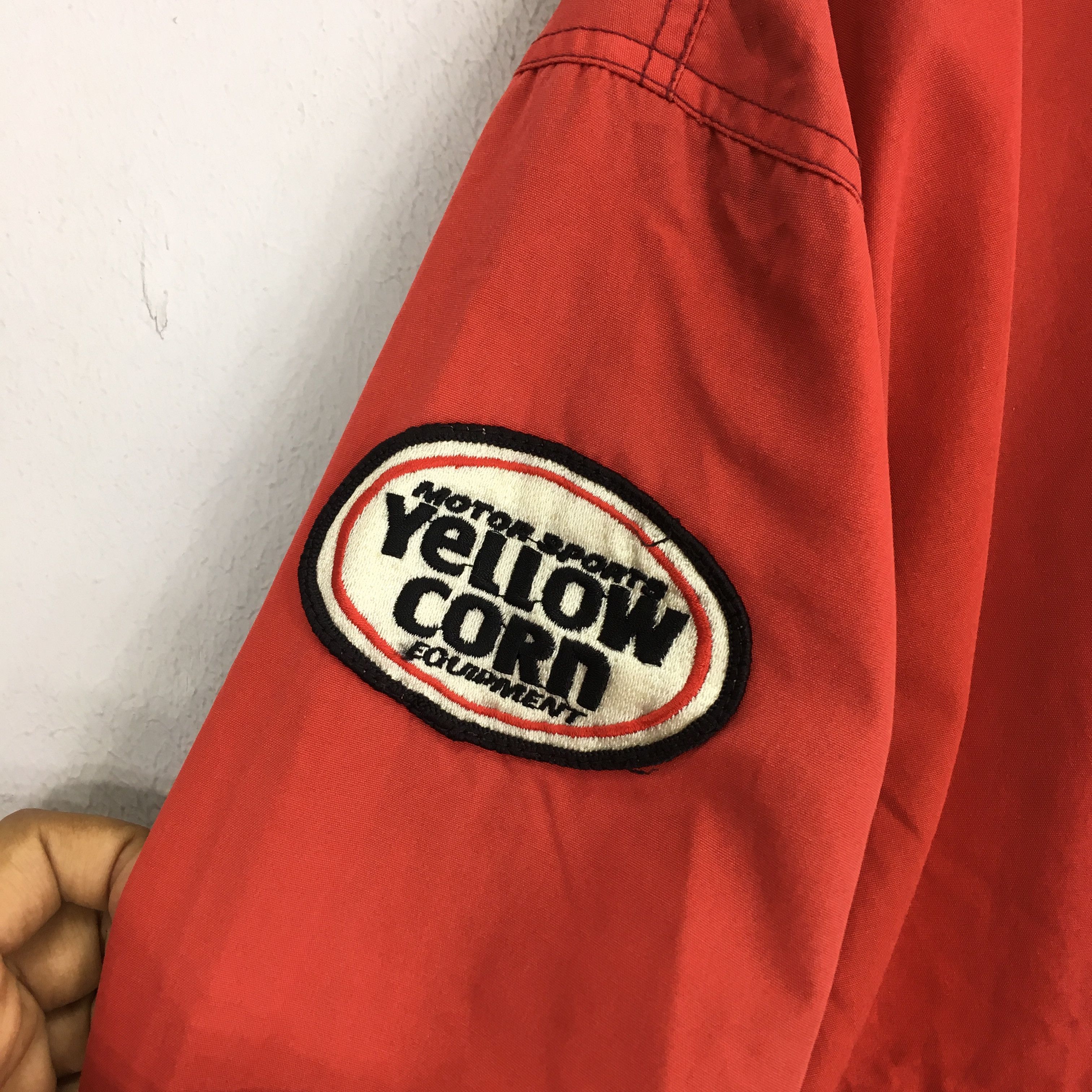 YELLOW CORN Vintage 90's Yellow Corn Sledge Hammer Highway Racing Size US L / EU 52-54 / 3 - 5 Thumbnail