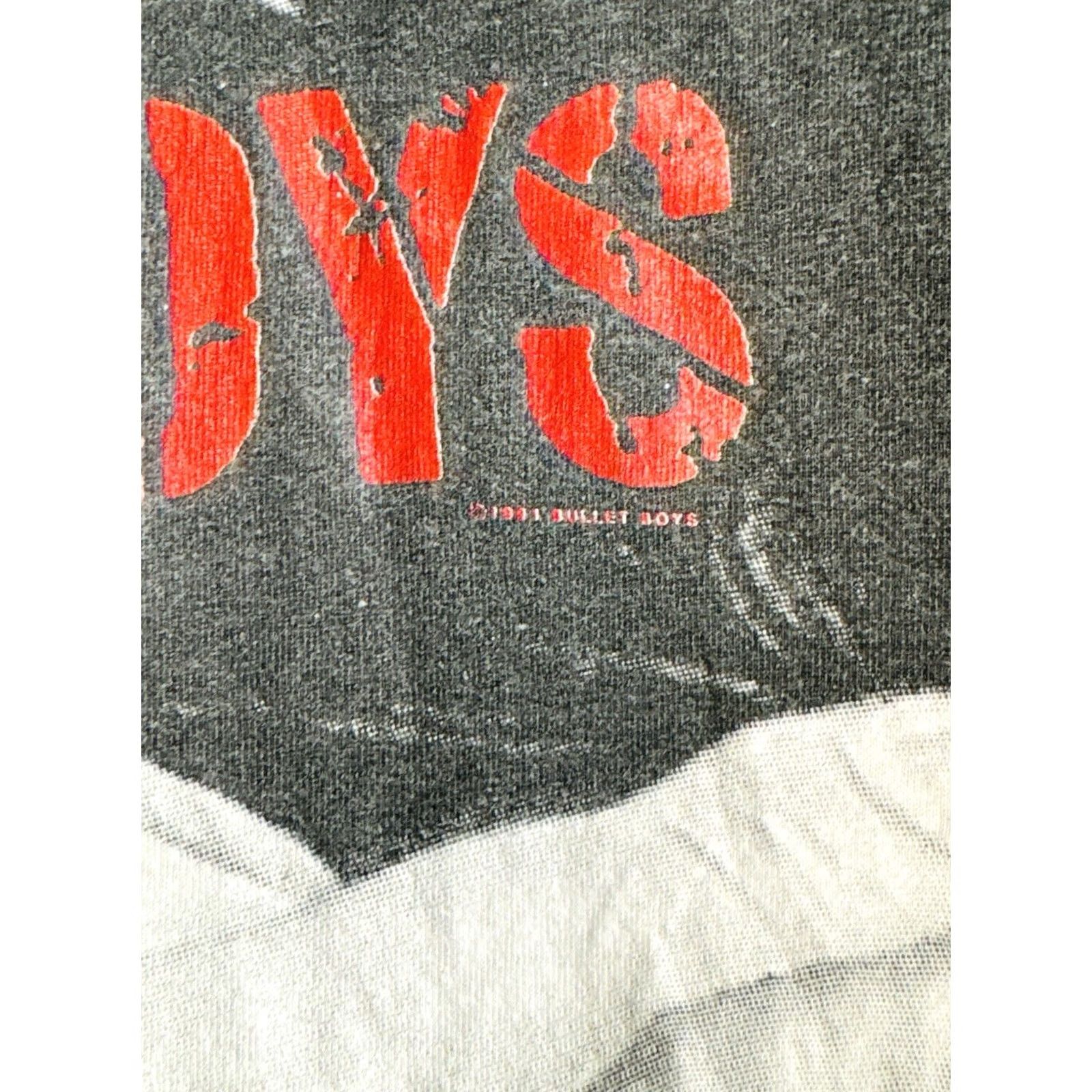 Hanes VINTAGE 1991 Bullet Boys Freak Show Band AOP Single Stitch T-Shirt XL Mens Size US XL / EU 56 / 4 - 5 Thumbnail