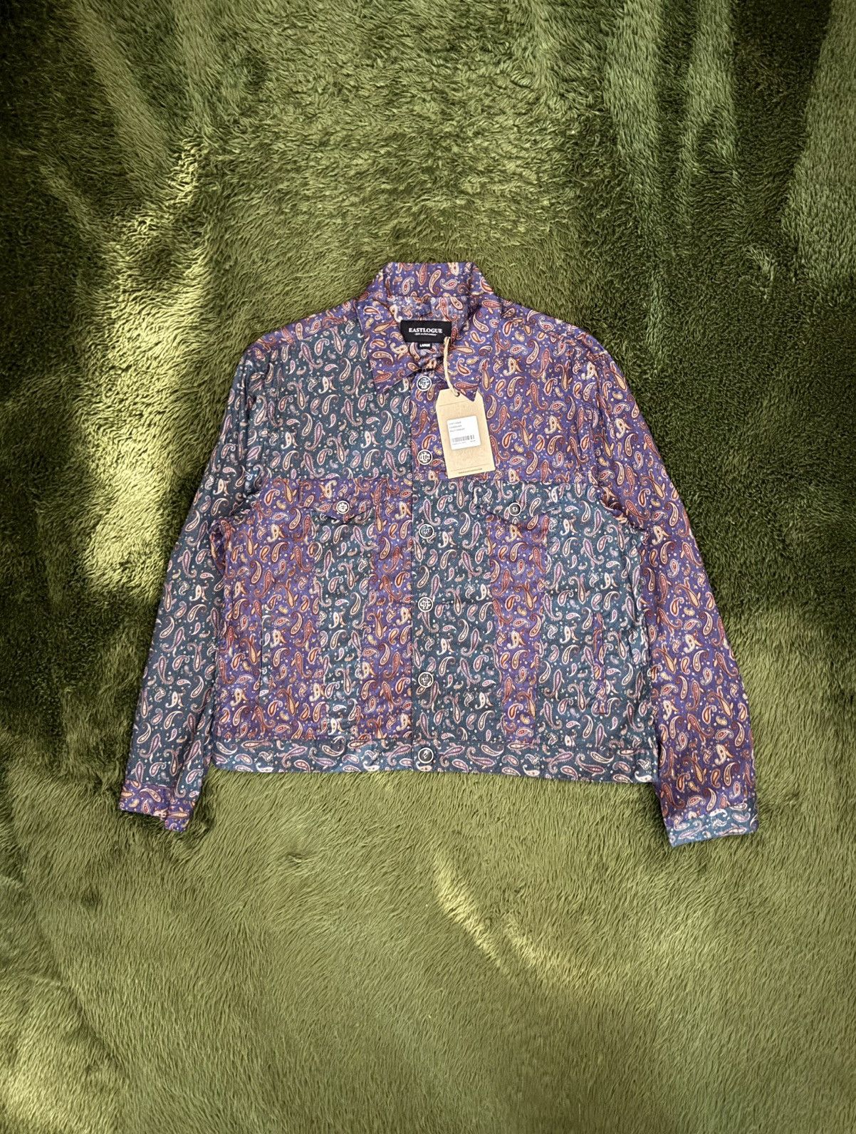 EASTLOGUE [L] EASTLOGUE Multi Paisley Trucker Shirt Jacket Size US L / EU 52-54 / 3 - 1 Thumbnail