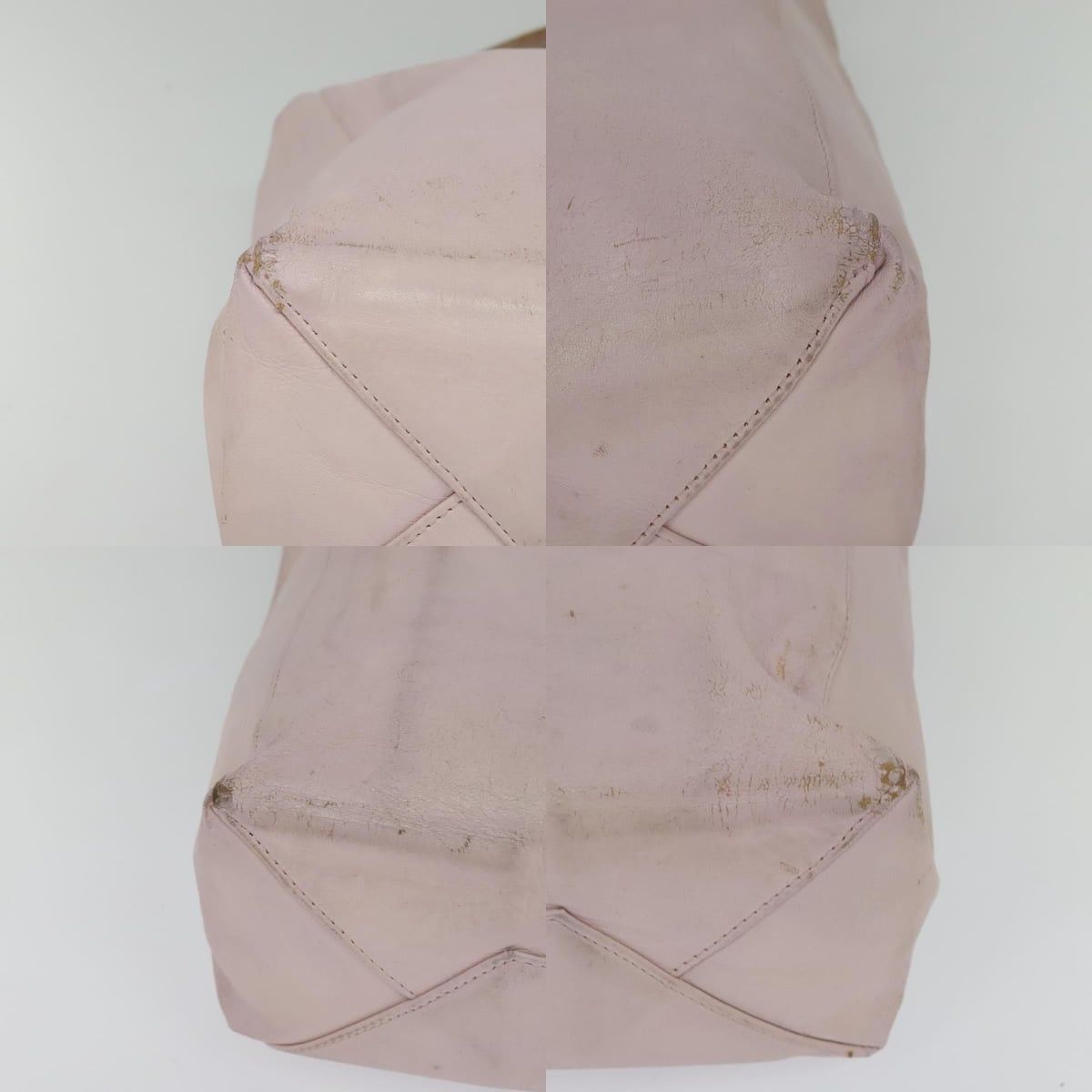 Celine CELINE Horizontalkava Tote Bag Leather Pink Gold Size ONE SIZE - 10 Thumbnail