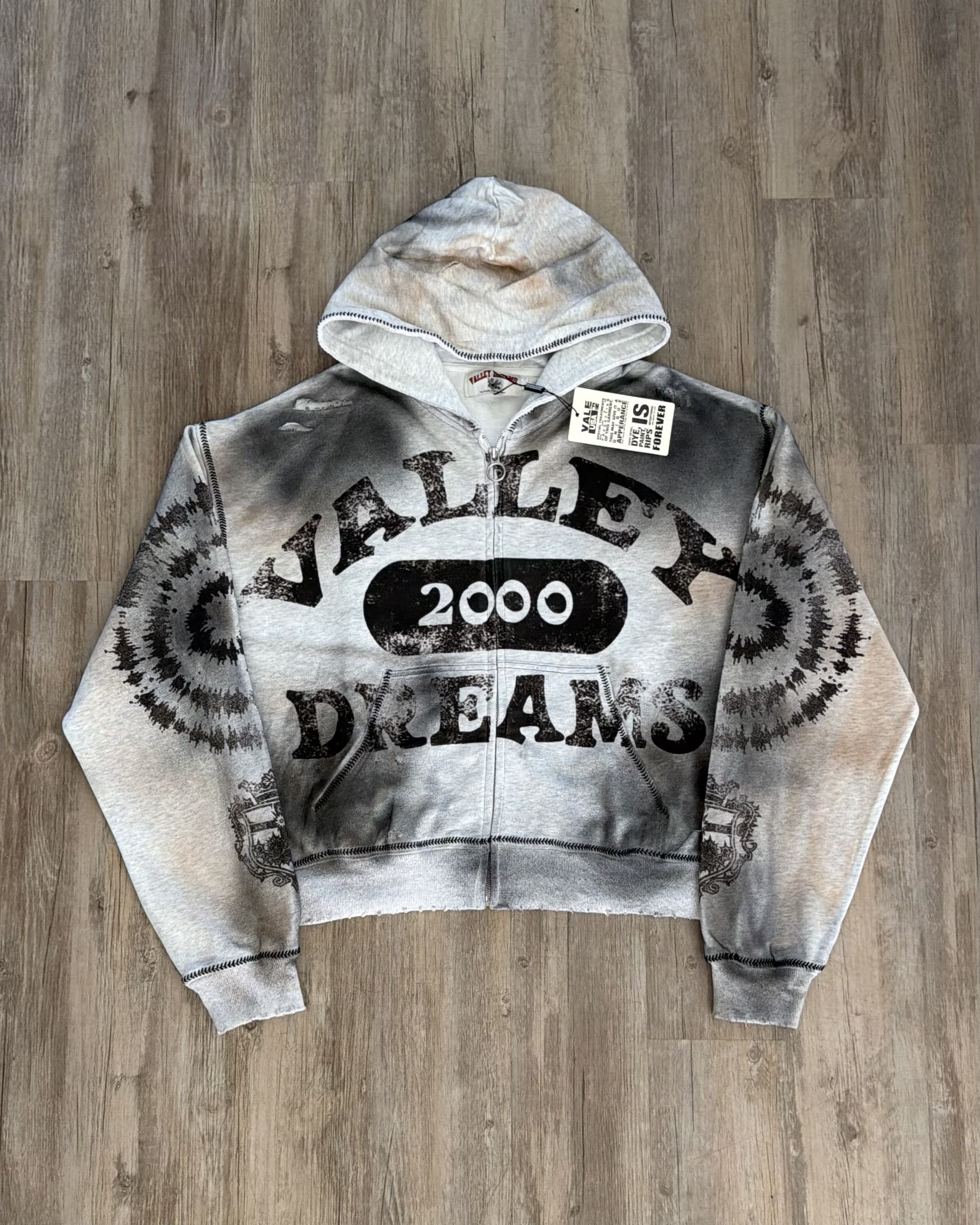 Vale Spiral Zip Up Hoodie
