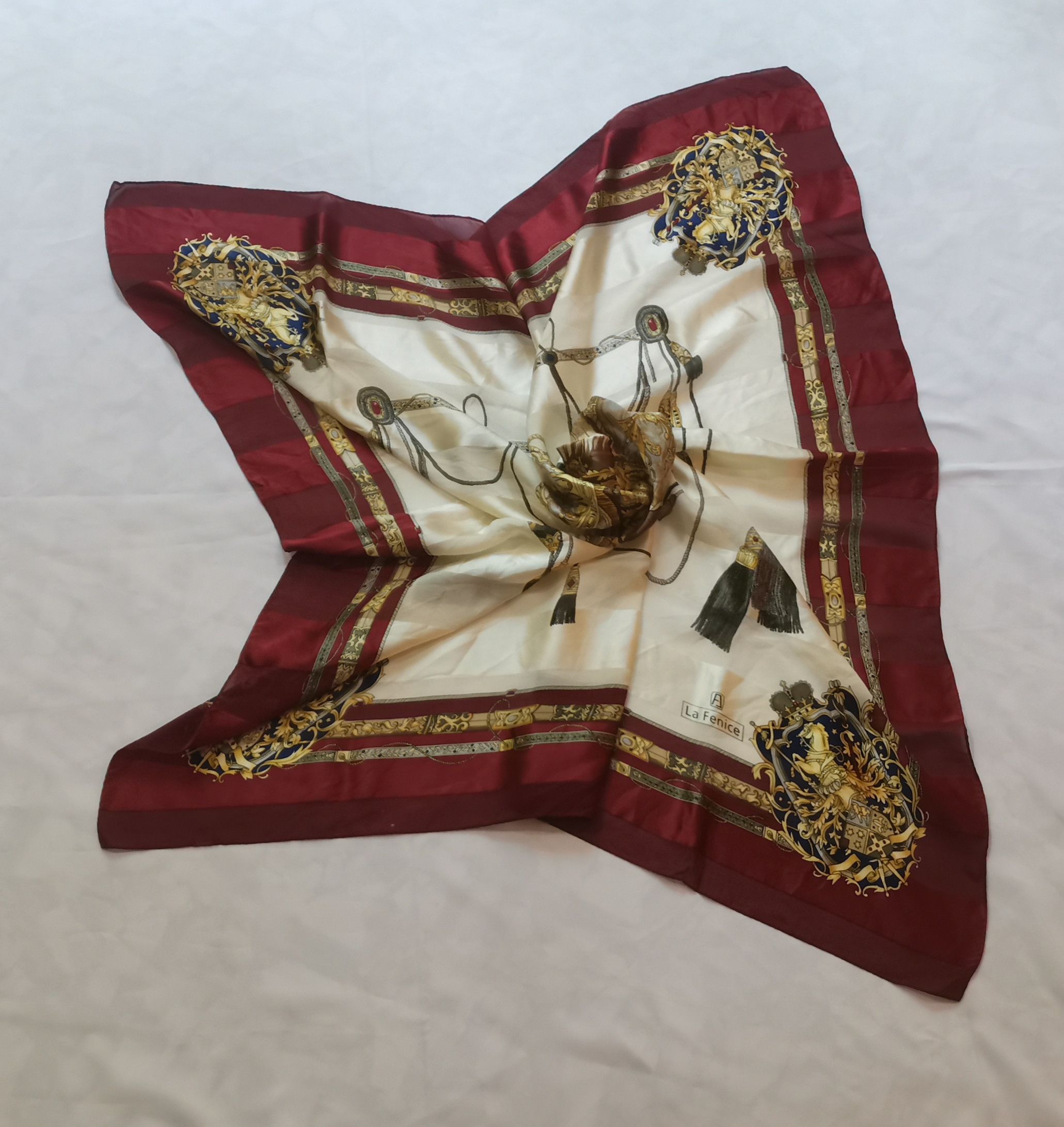 Vintage Rare La Fanice scarves lu design Size ONE SIZE - 2 Thumbnail