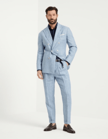 Brunello Cucinelli Shirt in Navy Size US M / EU 48-50 / 2 - 5 Thumbnail