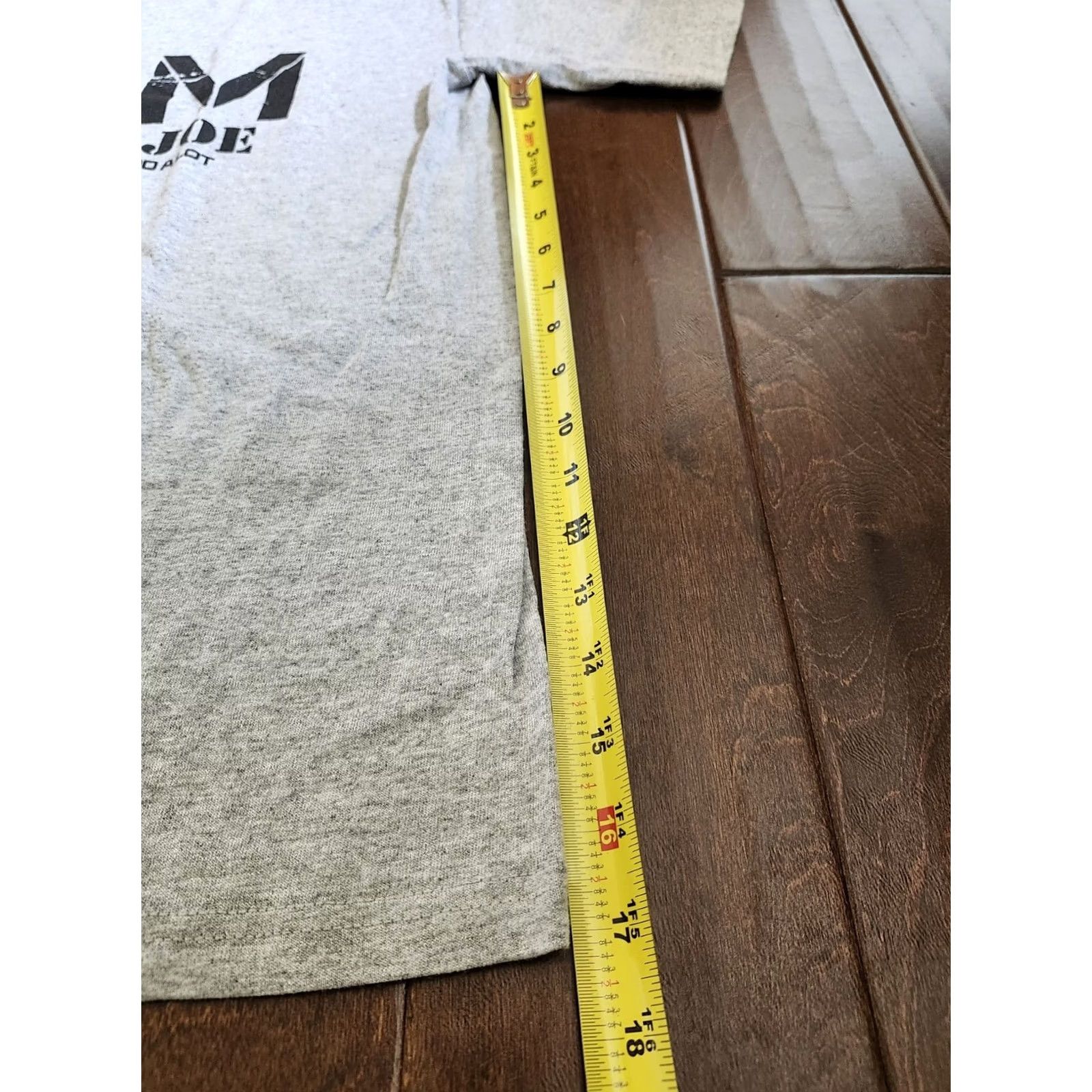 Vintage Crons Men's T-Shirt Shirt GI JOE Crew Neck Short Sleeve Gray M Military Vintage No Size US M / EU 48-50 / 2 - 4 Thumbnail