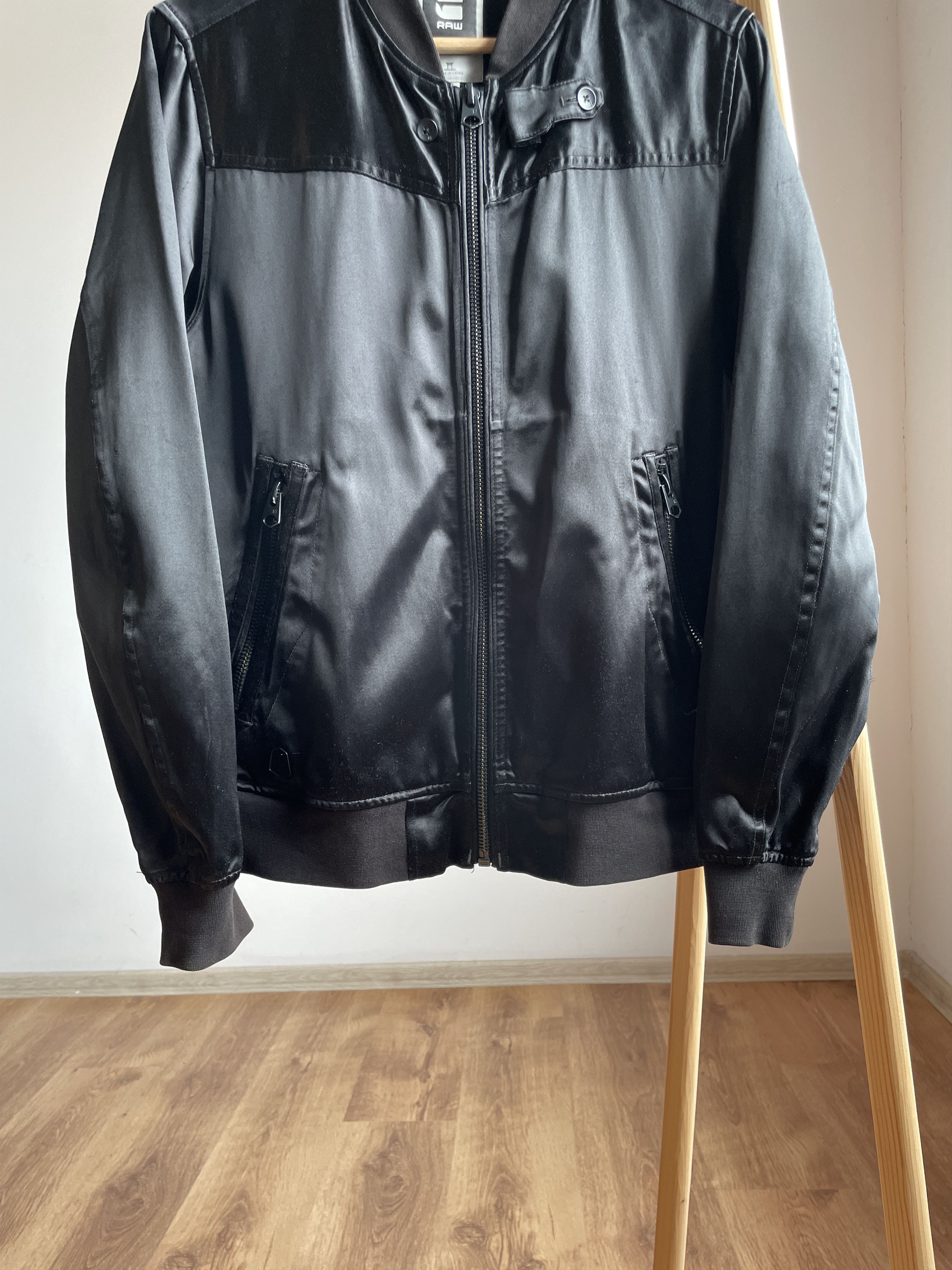 G-Star G Star Raw New Riley Satin Slim 3D Bomber Jacket Size L Size US L / EU 52-54 / 3 - 4 Thumbnail