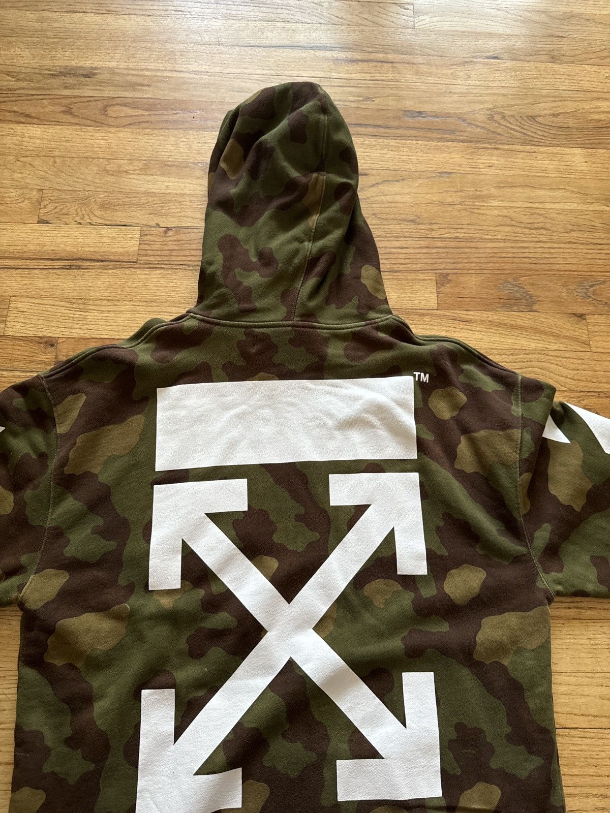 Off-White Off white Hoodie camo vintage Size US S / EU 44-46 / 1 - 2 Thumbnail