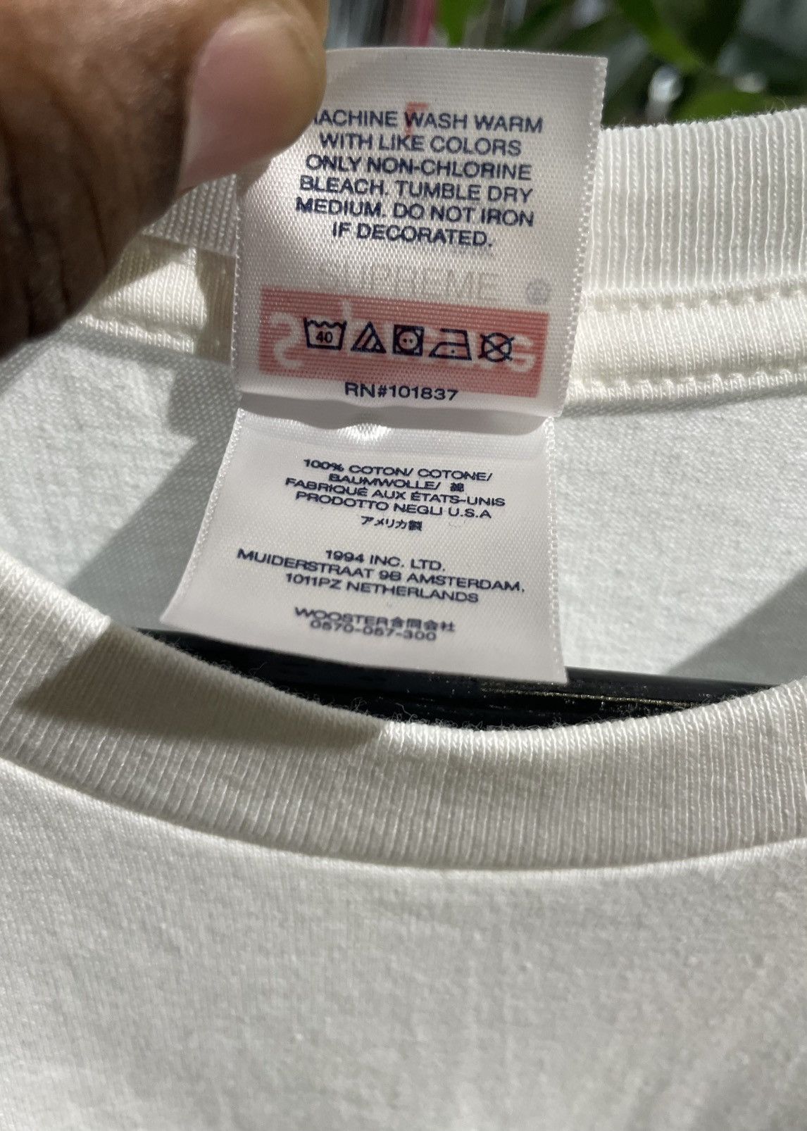 Supreme Supreme Business Tee White Size US L / EU 52-54 / 3 - 5 Thumbnail