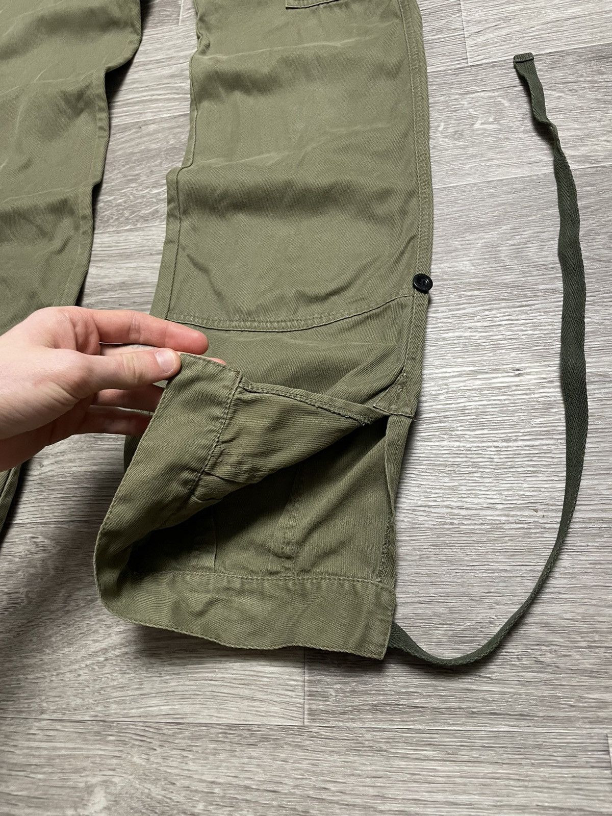 Golden Goose Archive Golden Goose Military Cargo Pants Adjustable Hem Size US 34 / EU 50 - 8 Thumbnail
