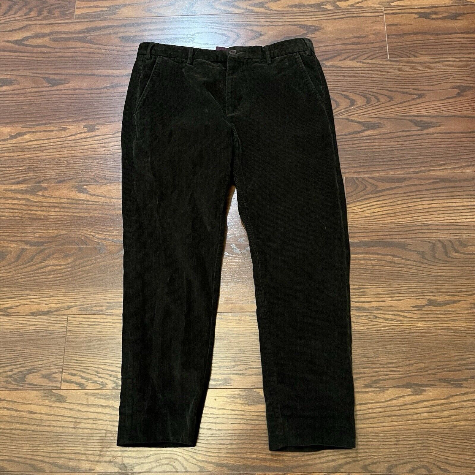 Purdey PURDEY Dark Green Corduroy Cotton Trousers Size 36 Size US 36 / EU 52 - 1 Thumbnail