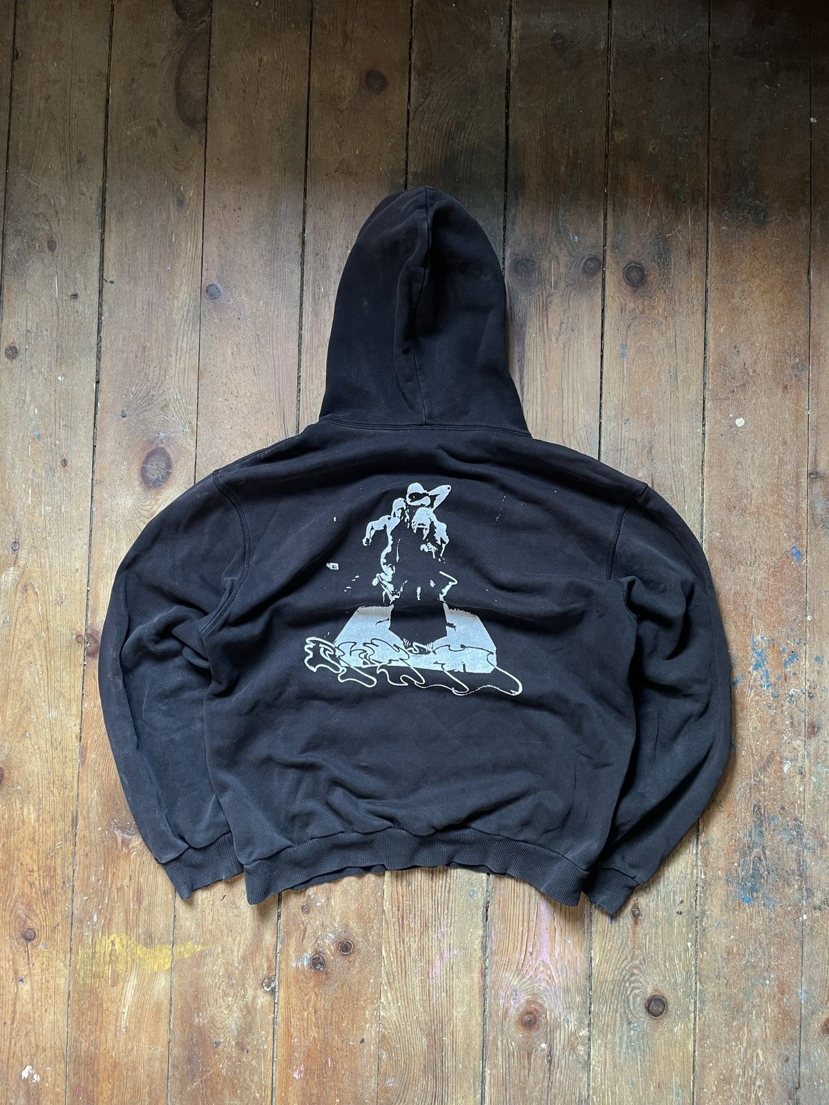 Vintage Vintage archive LSD-P black faded religion hoodie sweatshirt Size US M / EU 48-50 / 2 - 1 Thumbnail