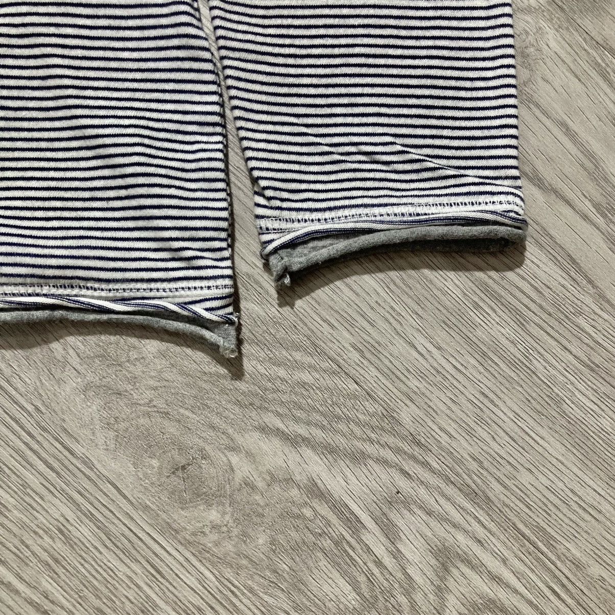 Japanese Brand 2000s Beams Heart Double Layer Striped Longslevee Lgb Style Size US M / EU 48-50 / 2 - 8 Thumbnail