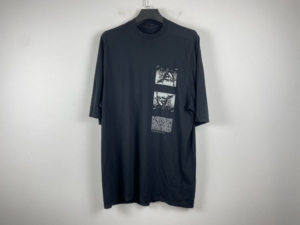 Rick Owens Drkshdw Rick Owens DRKSHDW Printed Tee Size US M / EU 48-50 / 2 - 6 Thumbnail