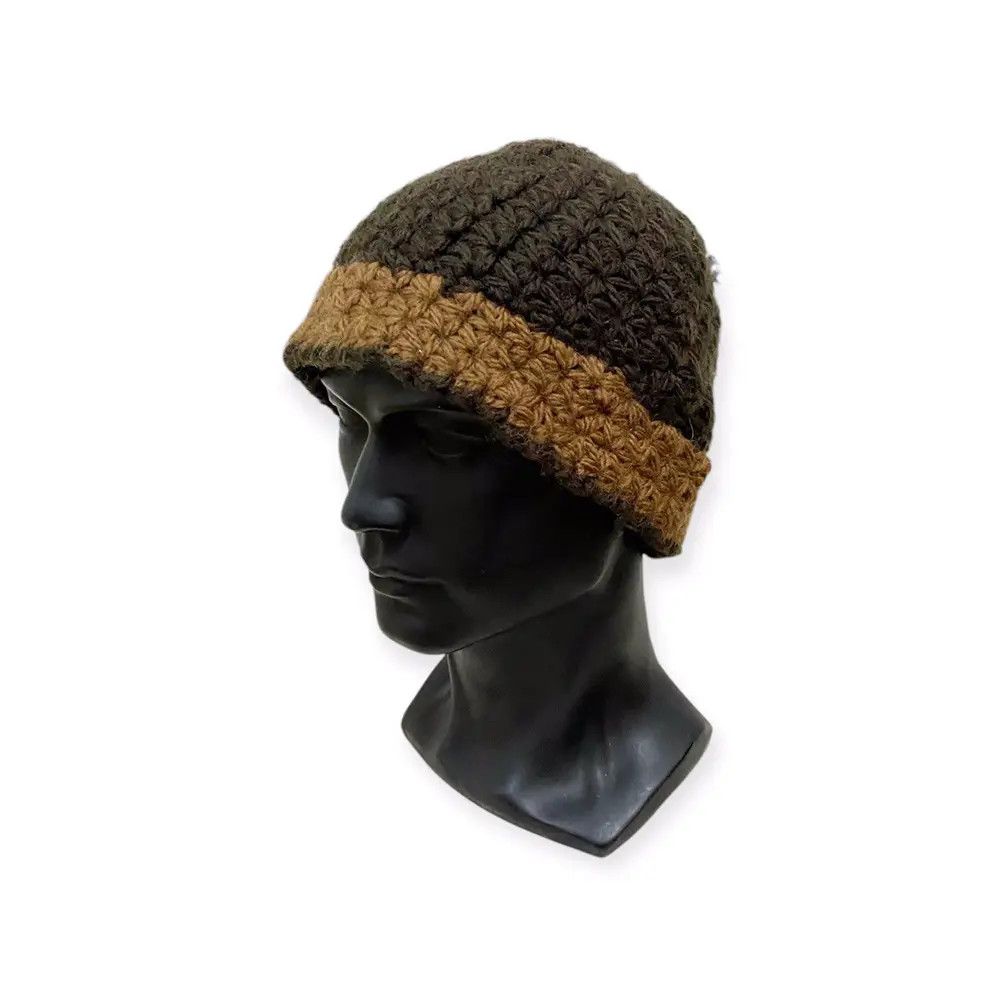Vintage Japanese Brand Knit Beanie Hat Size ONE SIZE - 1 Thumbnail