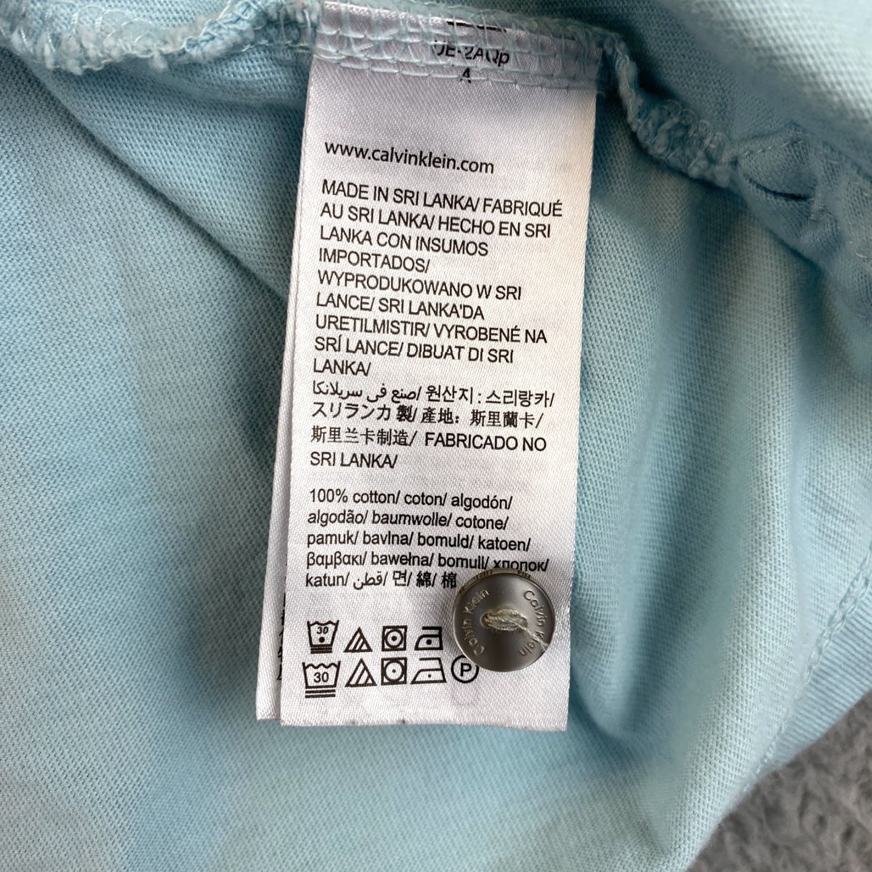Calvin Klein VINTAGE Calvin Klein Polo Men Mint Green Size M 52-5 Regular Cotton Short Sleeve Collared Shirt Size US M / EU 48-50 / 2 - 7 Thumbnail