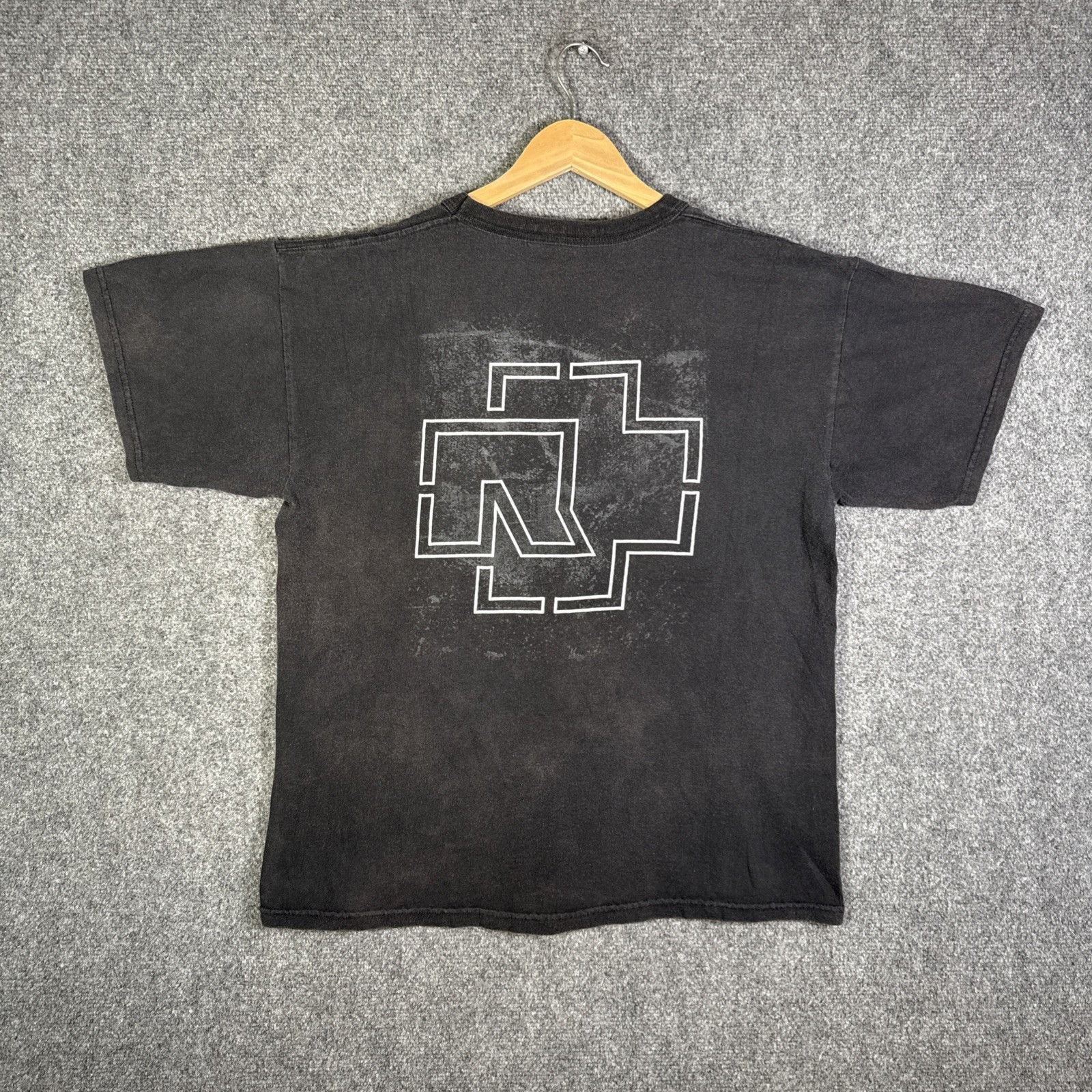 Band Tees Vintage Rammstein Shirt Large Black 90s SEHNSUCHT Tour 1997 Size US L / EU 52-54 / 3 - 5 Thumbnail