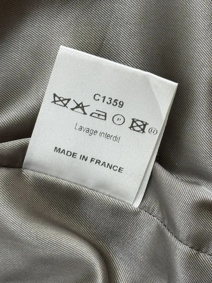 Marithe + Francois Girbaud 2000s Marithé + François Girbaud Skeleton beige Wool Jacket Size S / US 4 / IT 40 - 13 Thumbnail