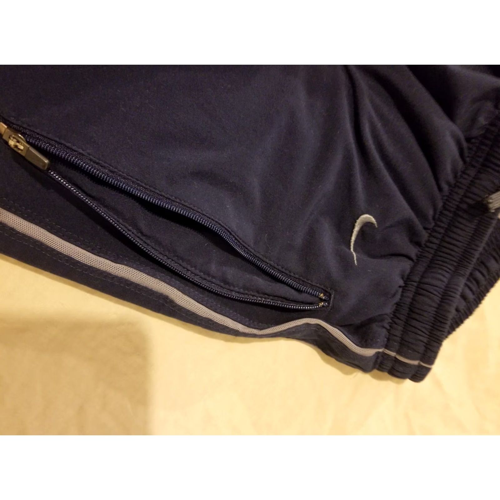 Nike Nike Pants Large L Navy Blue Mens Athletic Gym Workout Size US 33 - 5 Thumbnail