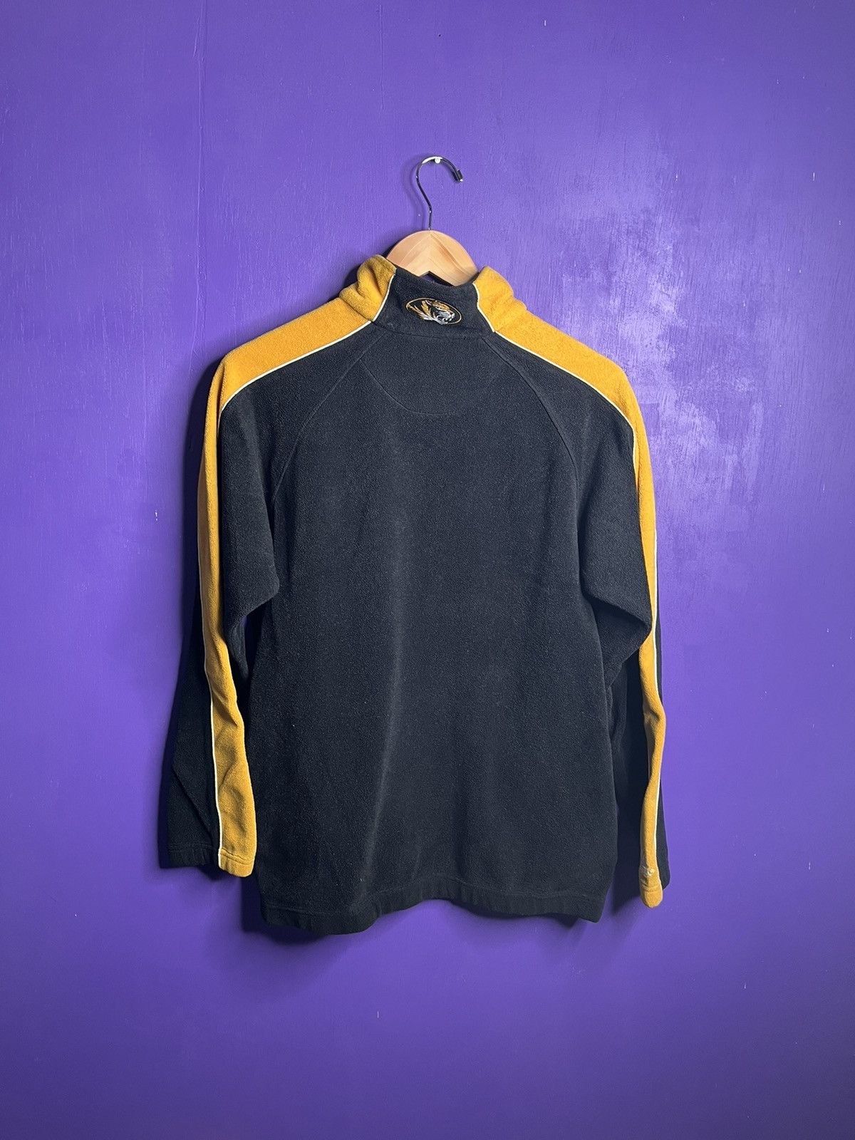 Majestic × Vintage Vintage 90s Majestic Missouri tigers fleece jacket Size US M / EU 48-50 / 2 - 2 Thumbnail