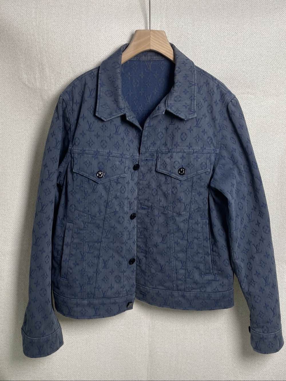 Louis Vuitton Louis Vuitton Monogram Denim Jacket Size 46 Size US S / EU 44-46 / 1 - 1 Thumbnail