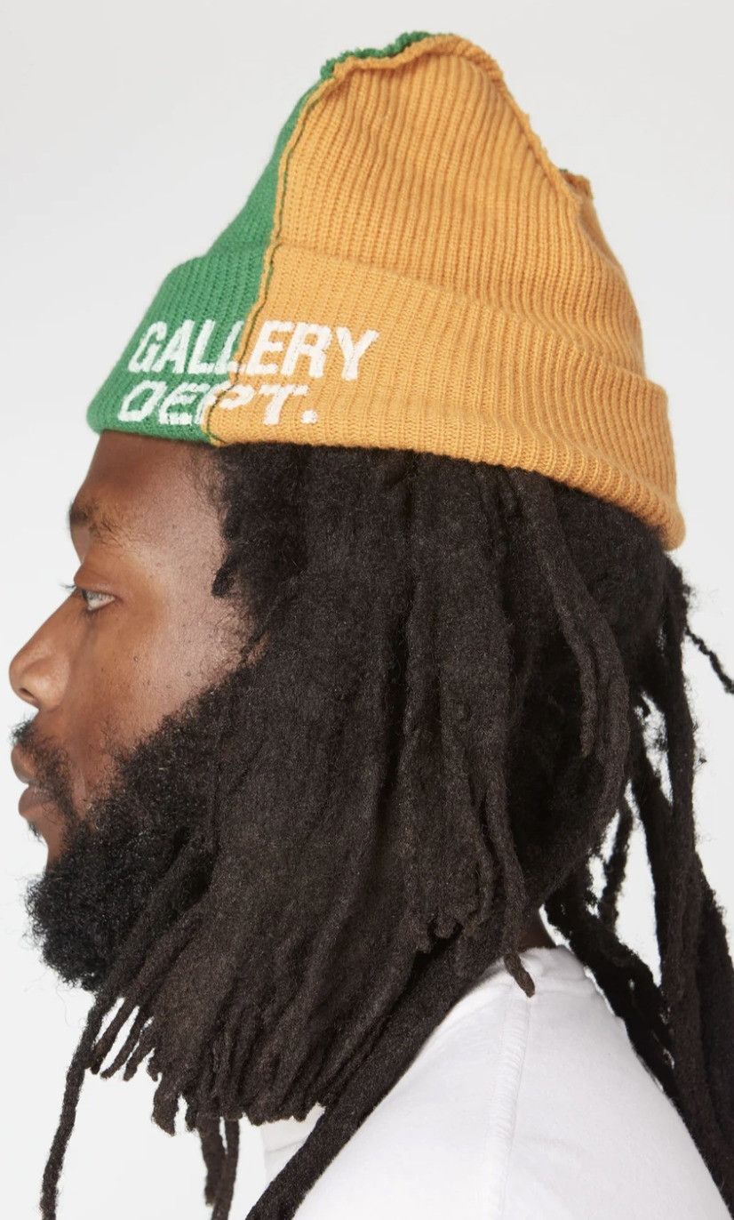 Gallery Dept. o1mle0725 Size: OS / Topanga Beanie Hat / Cap Orange/Green Size ONE SIZE - 6 Thumbnail