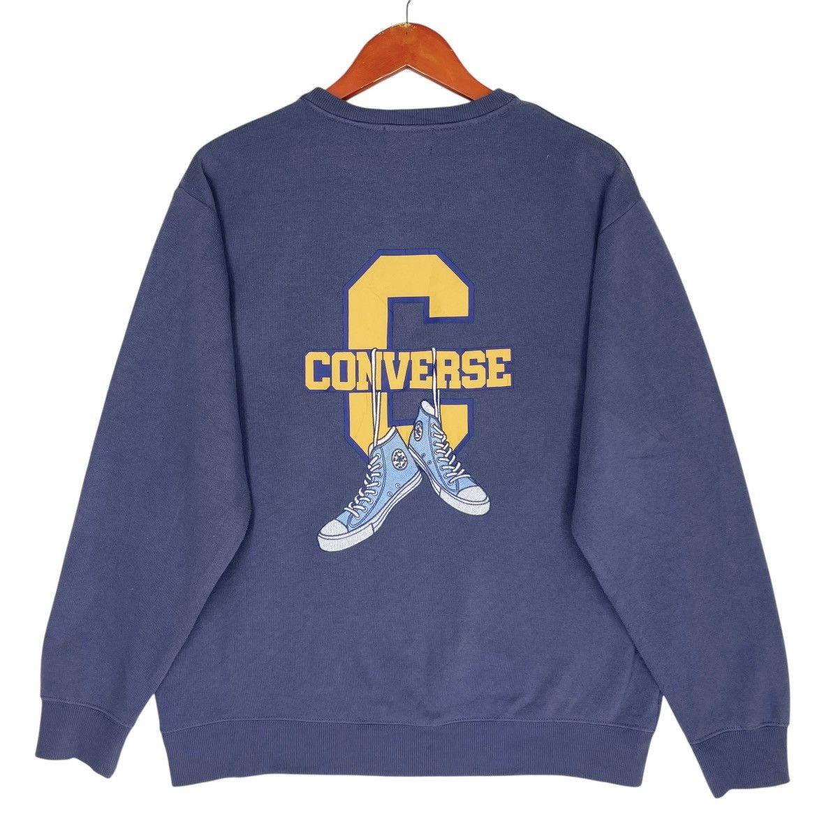 Converse Converse Crewneck Sweatshirt Embroidery Logo Size M/L Size US M / EU 48-50 / 2 - 1 Thumbnail
