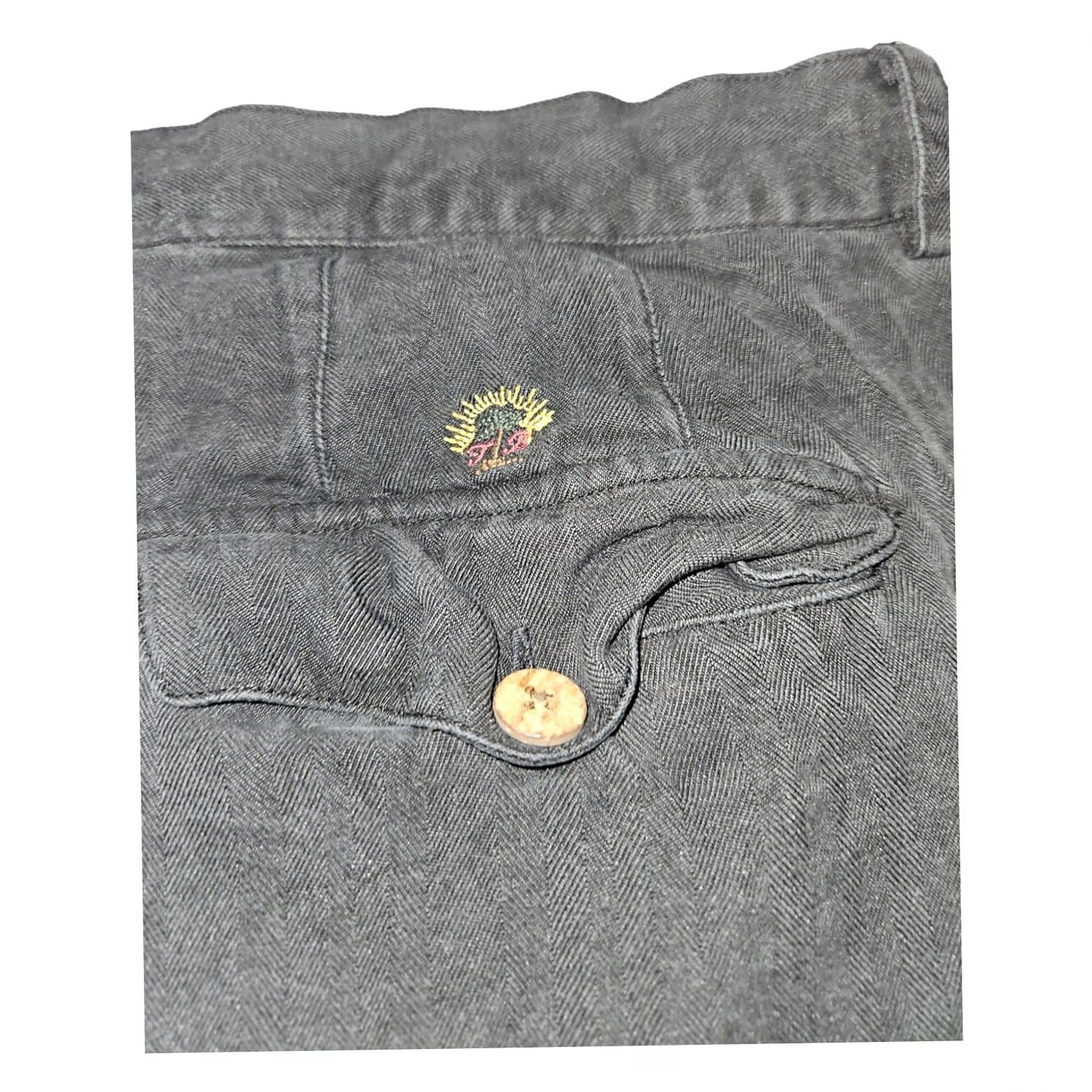 Tommy Bahama Tommy Bahama Silk Short Men's 40 Chino Black Pleated Relax Embroidered Vacation Size US 40 / EU 56 - 7 Thumbnail