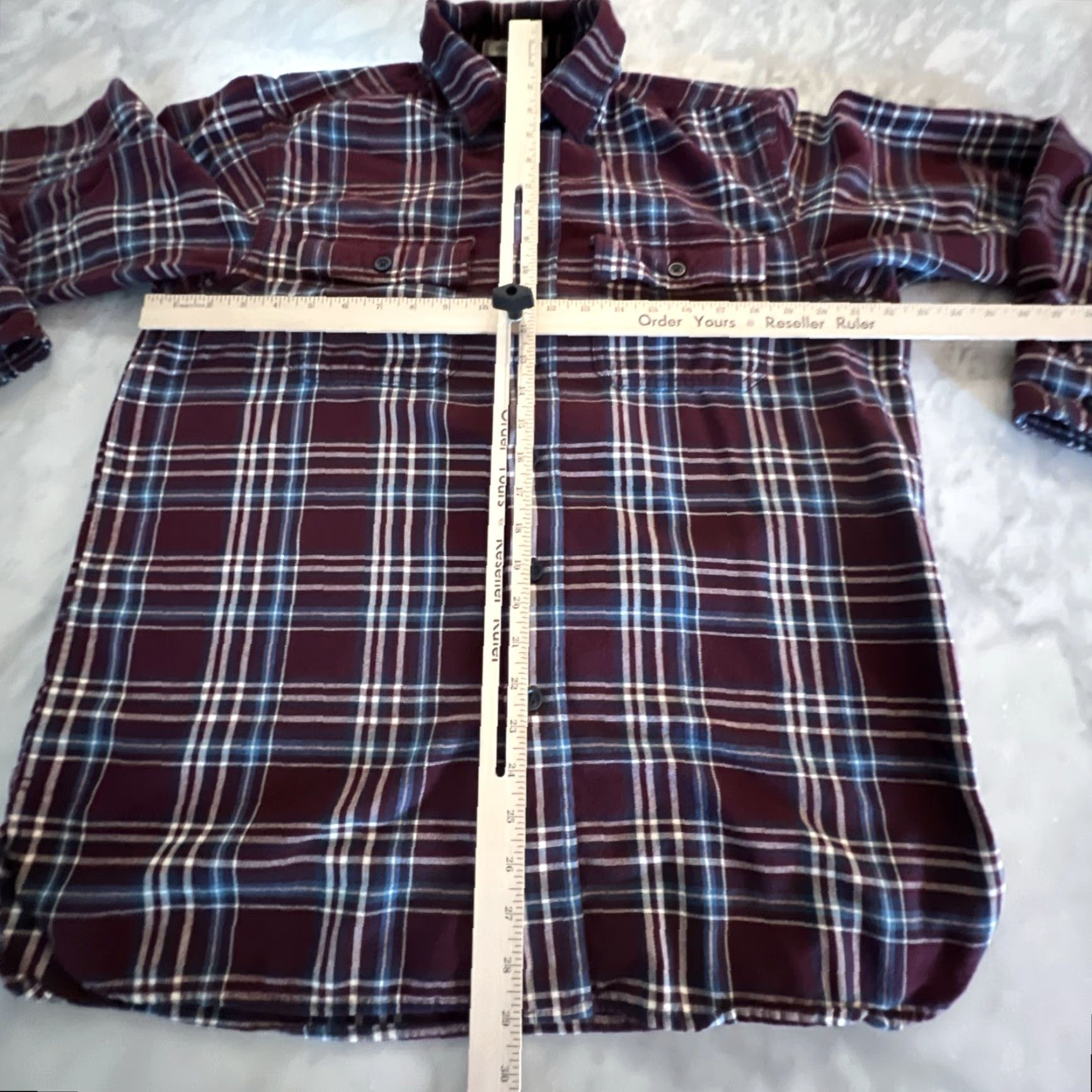 Vintage LL Bean Shirt Mens Medium Flannel Plaid Chamois Cloth Traditional Fit Button-Up Size US M / EU 48-50 / 2 - 5 Thumbnail