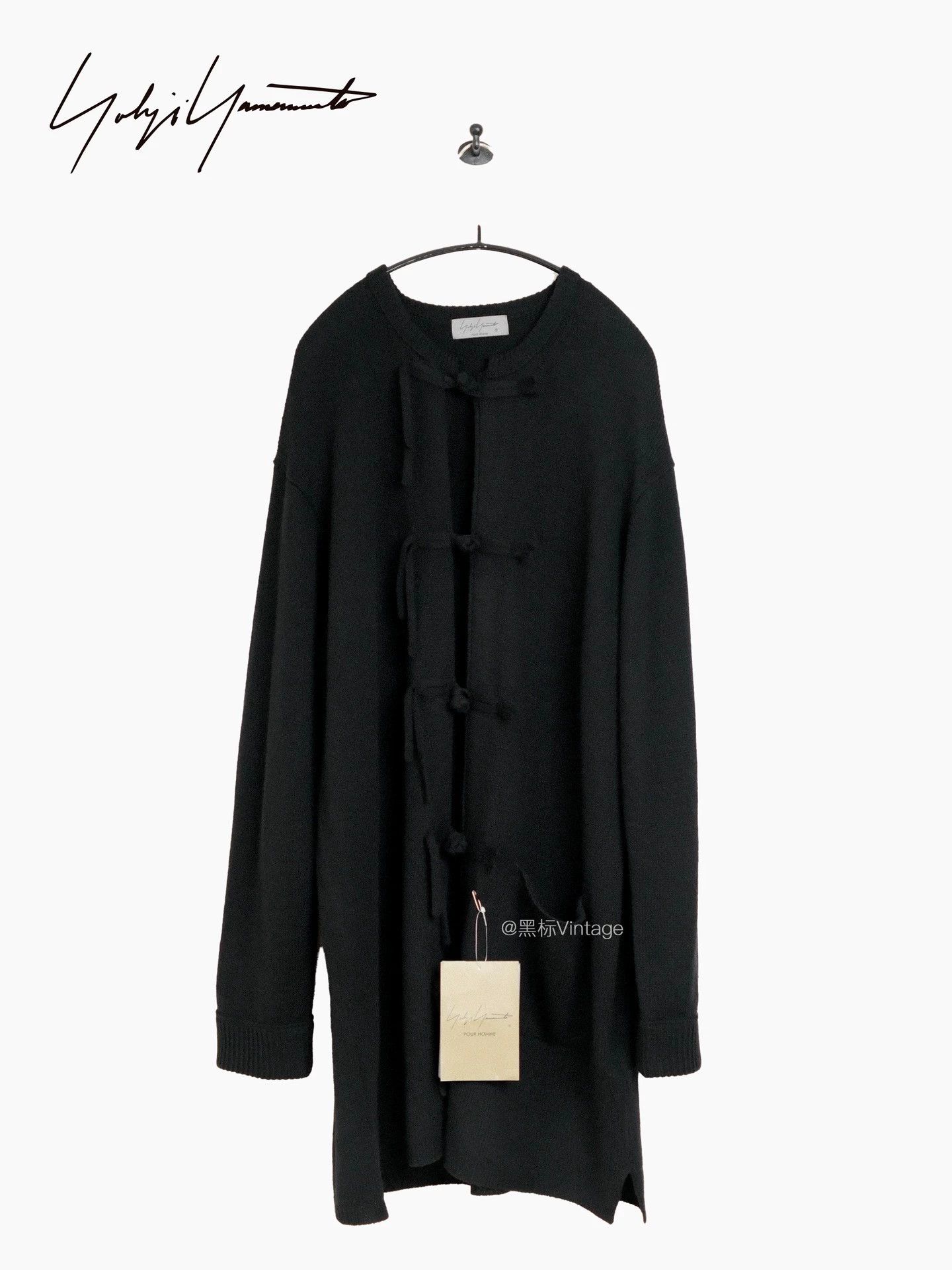 Yohji Yamamoto Yohji Yamamoto 23AW Vintage Chinese Knot Cardigan Men's Size US L / EU 52-54 / 3 - 1 Thumbnail