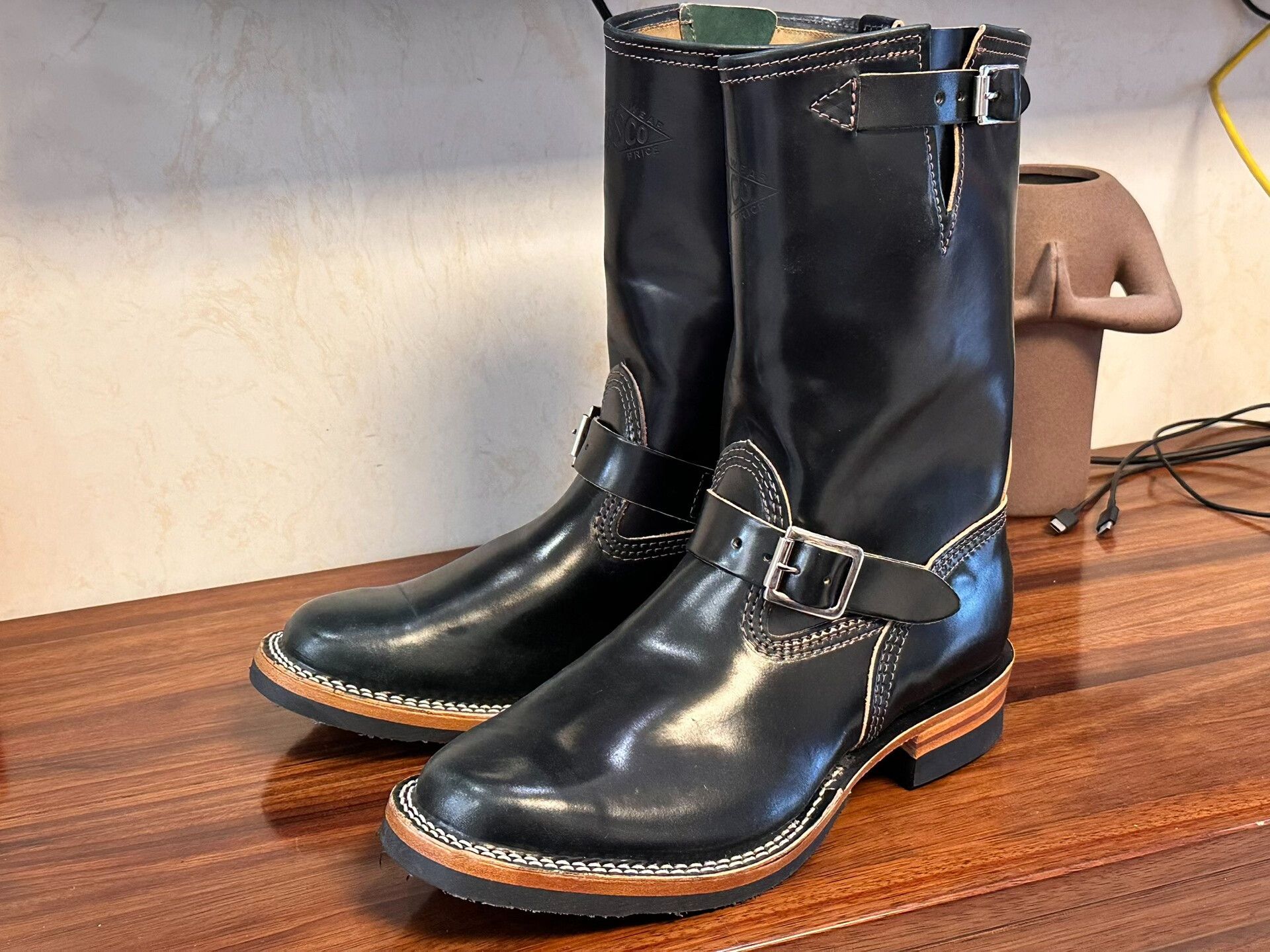 WESCO WESCO Horween Shell Cordovan Engineer Boots Size US 9 / EU 42 - 1 Thumbnail