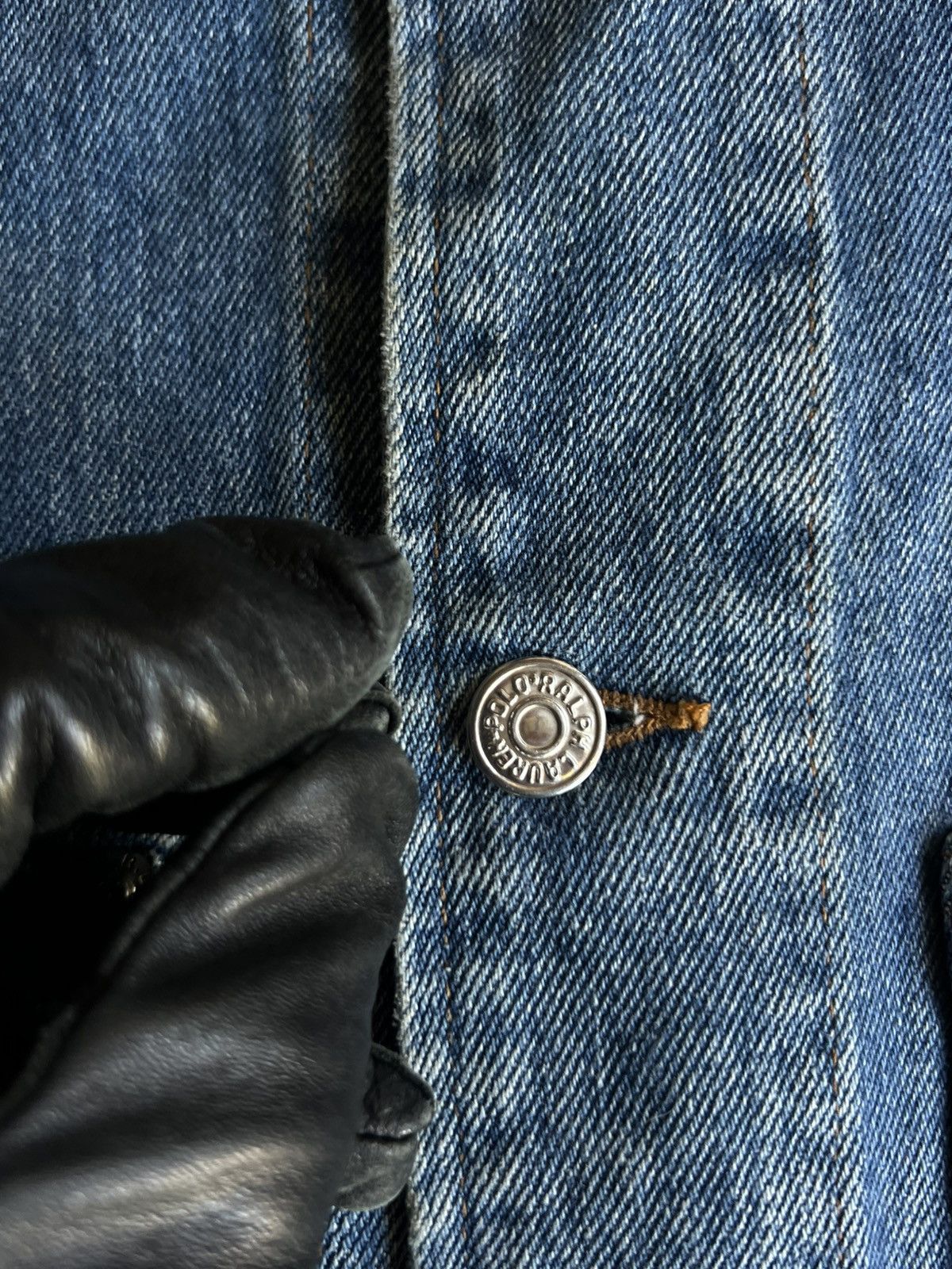 Polo Ralph Lauren Kanye West Sample Reference Polo Ralph Lauren Denim Jacket Size US L / EU 52-54 / 3 - 8 Thumbnail