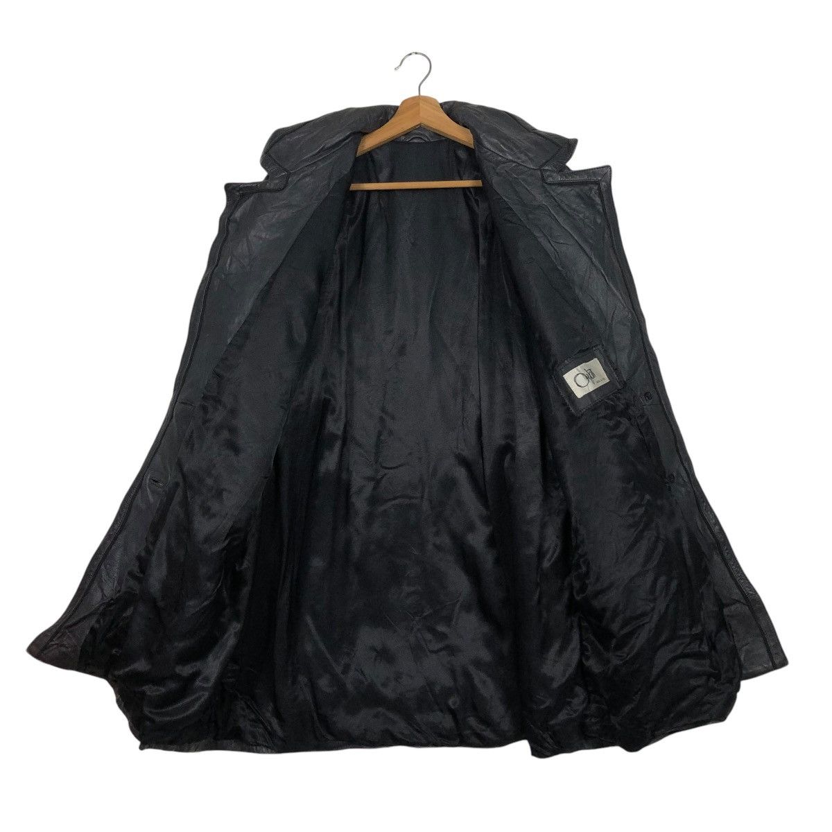 Japanese Brand 🔥VINTAGE GENUINE LEATHER JACKET DOUBLE BREAST OJATTI ITALY Size US M / EU 48-50 / 2 - 15 Thumbnail
