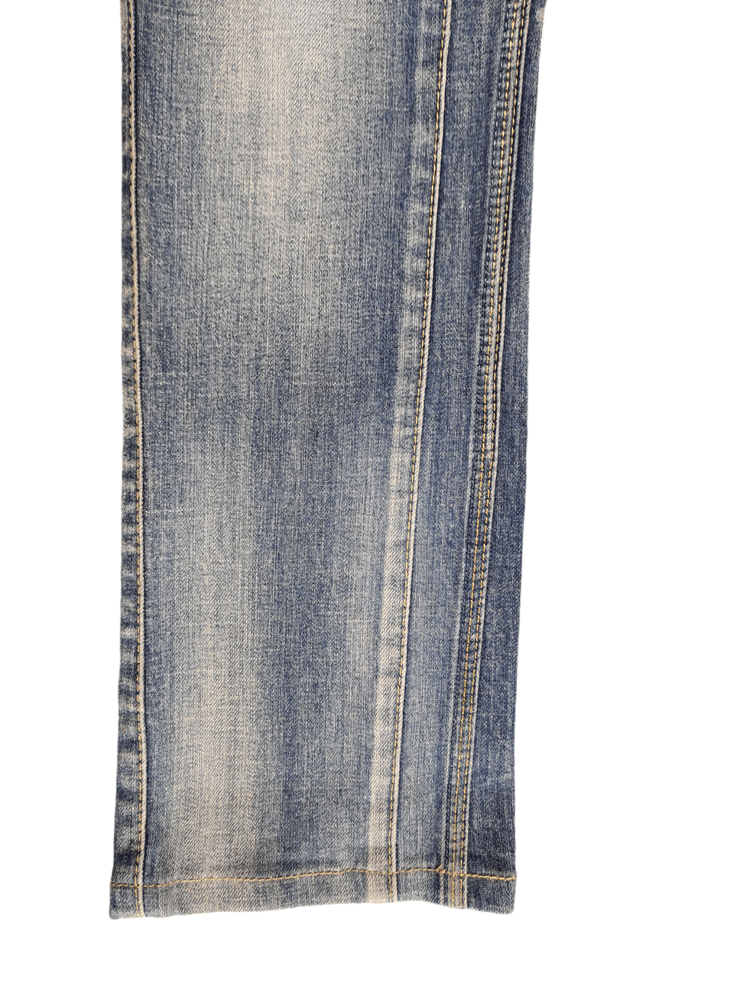 Nicole Club 2000s Nicole Club Spiral Cut Clawmark Faded Denim Jeans Size US 30 / EU 46 - 7 Thumbnail
