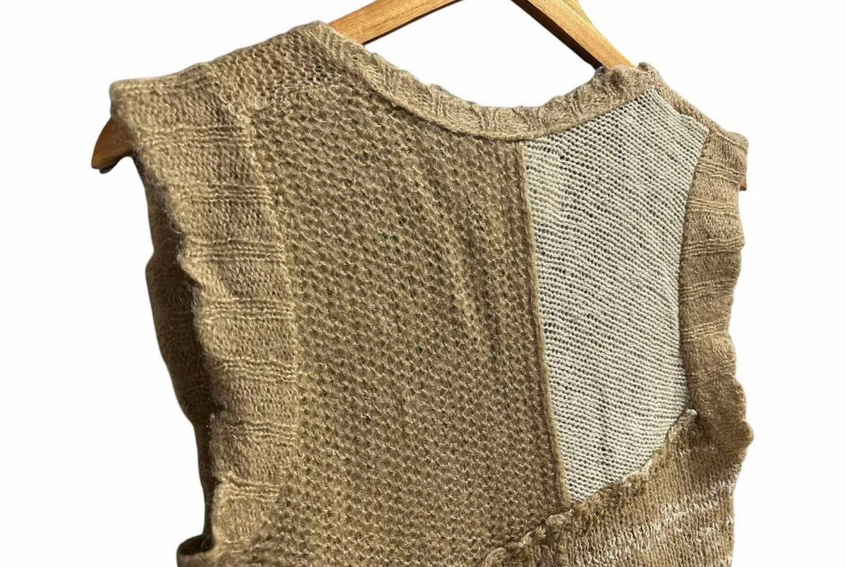 Hysteric Glamour × If Six Was Nine × Japanese Brand 🔥Sick Y2K Rna Distressed Knit Asymmetric Sleeveless Punk Size US M / EU 48-50 / 2 - 12 Thumbnail