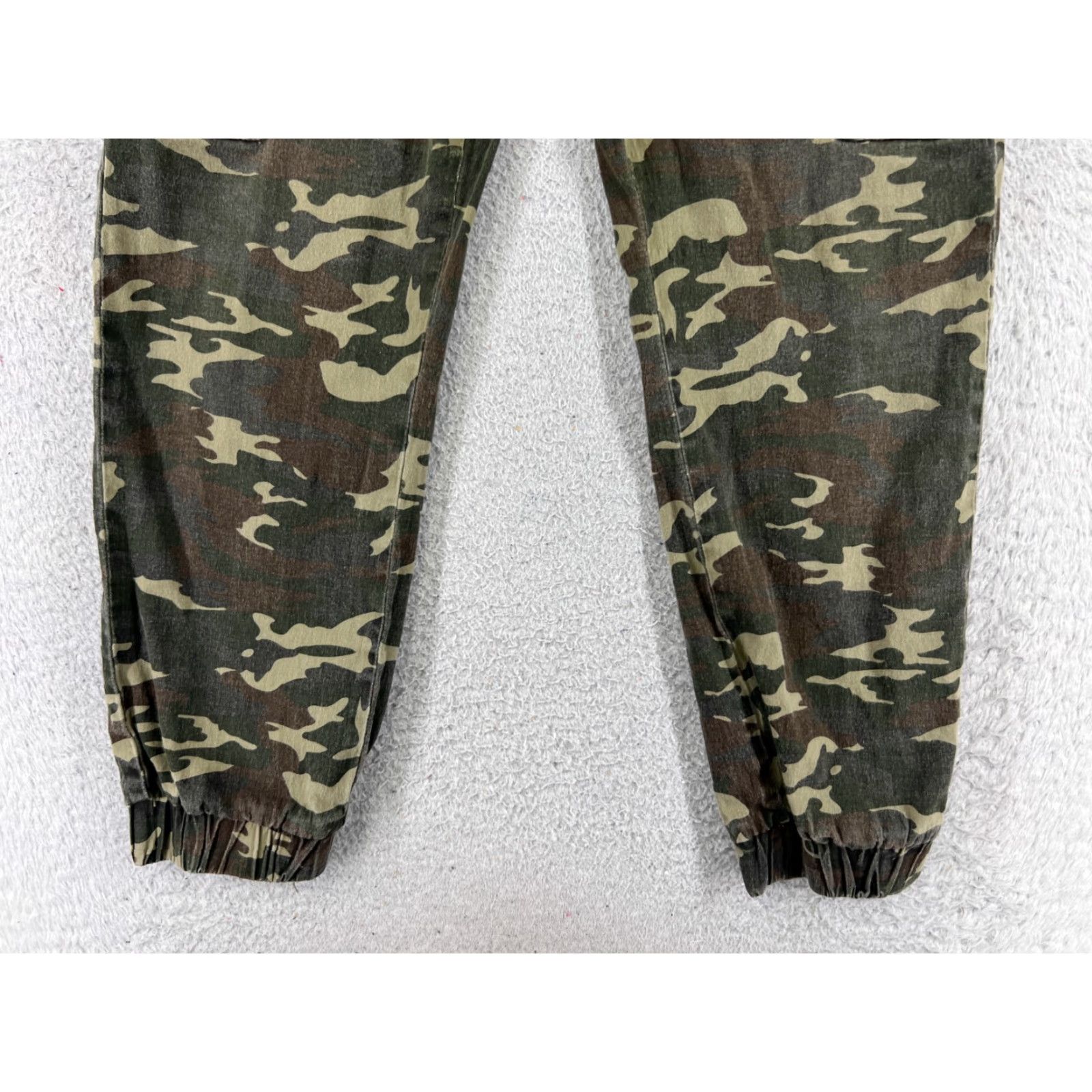 Vintage Beach Bros Jeans Mens 32 Blue Woodland Camo Jogger Cargo Elastic Cotton 32x26 Size US 32 / EU 48 - 2 Thumbnail