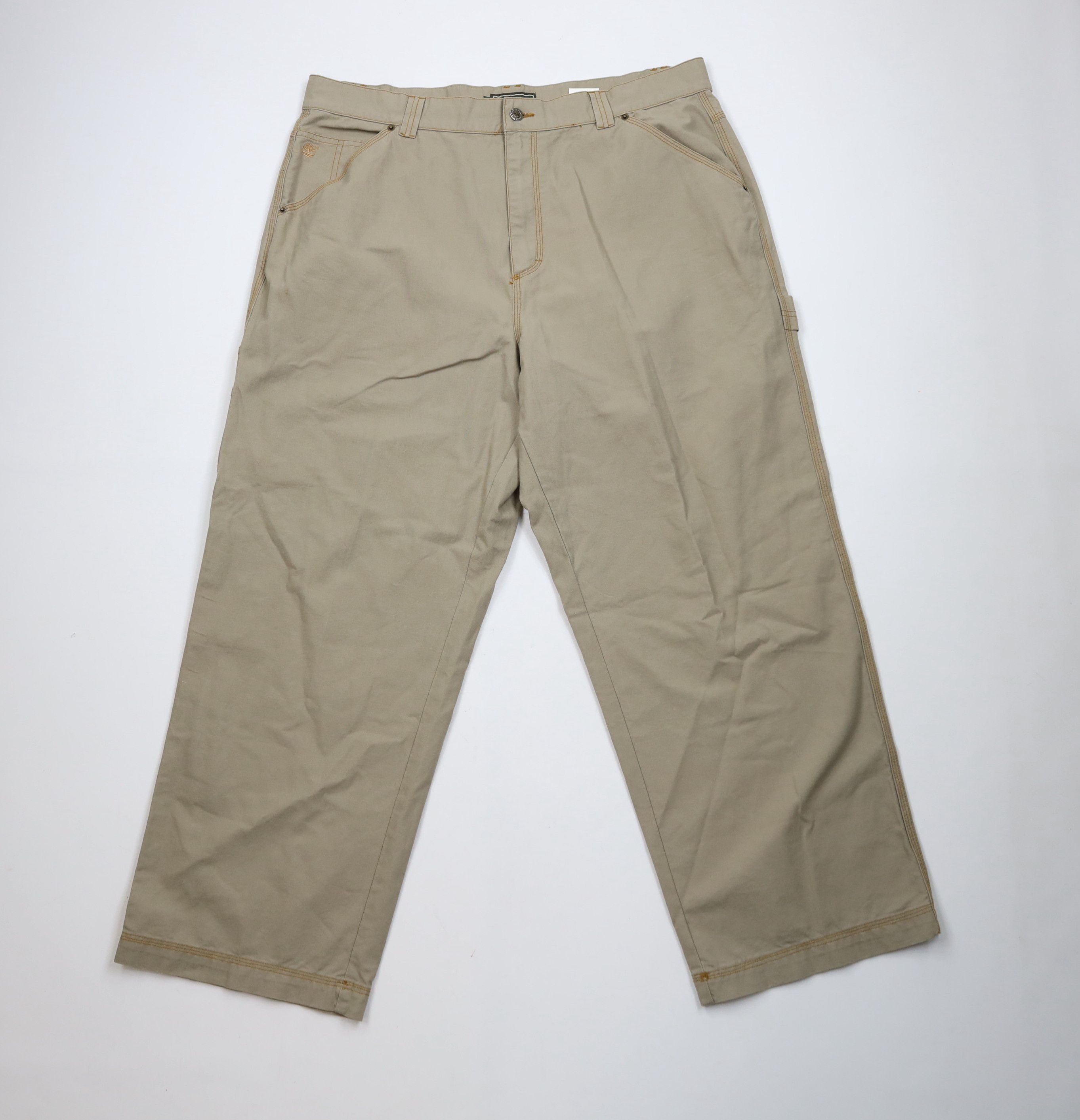 Timberland Vintage Y2K 2000 Timberland Baggy Big Pocket Wide Leg Pants Size US 40 / EU 56 - 1 Thumbnail