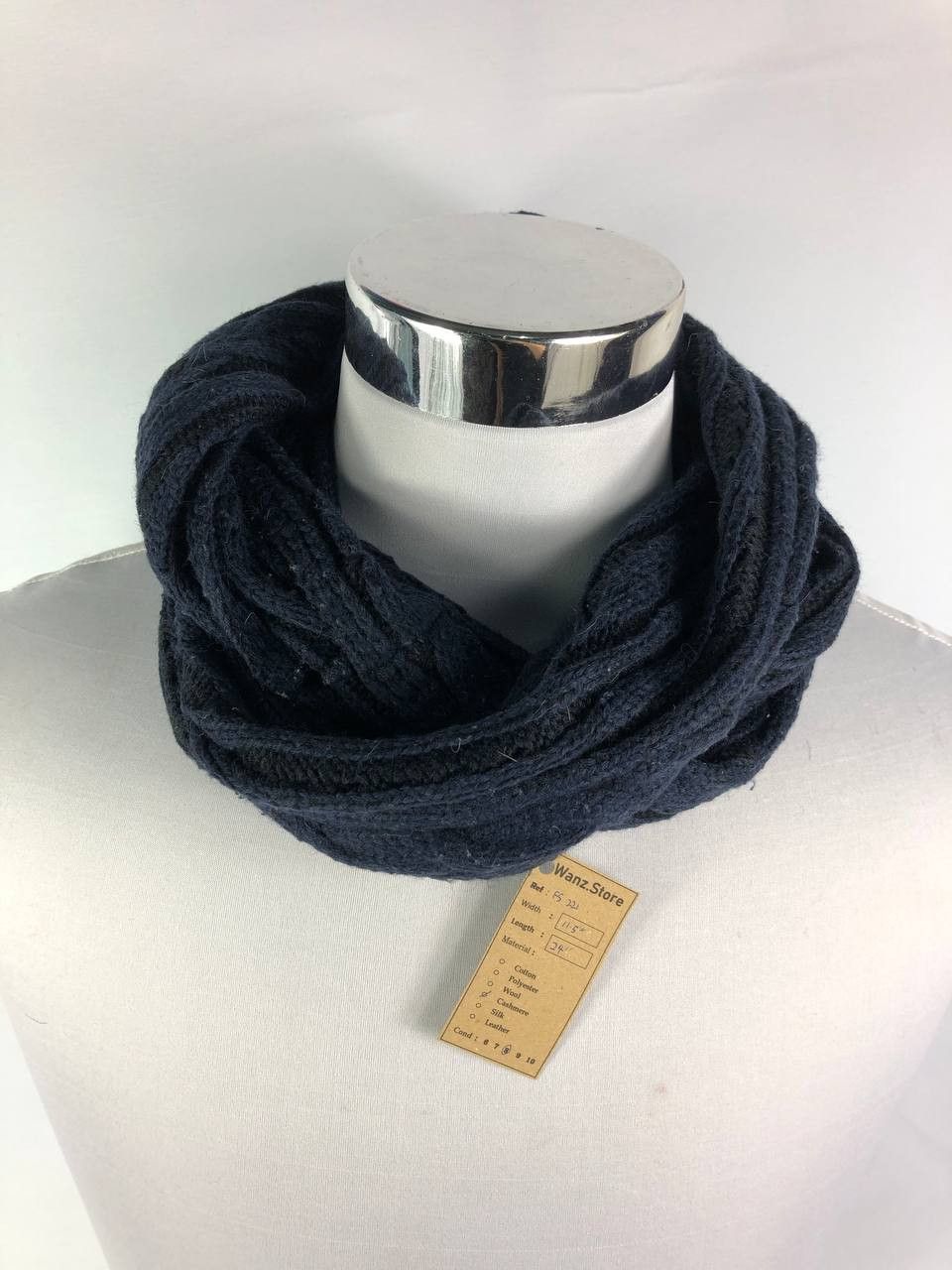 Ships Jet Blue Ships Jet Blue Scarf / Muffler / Neckwear FS221 Size ONE SIZE - 1 Thumbnail